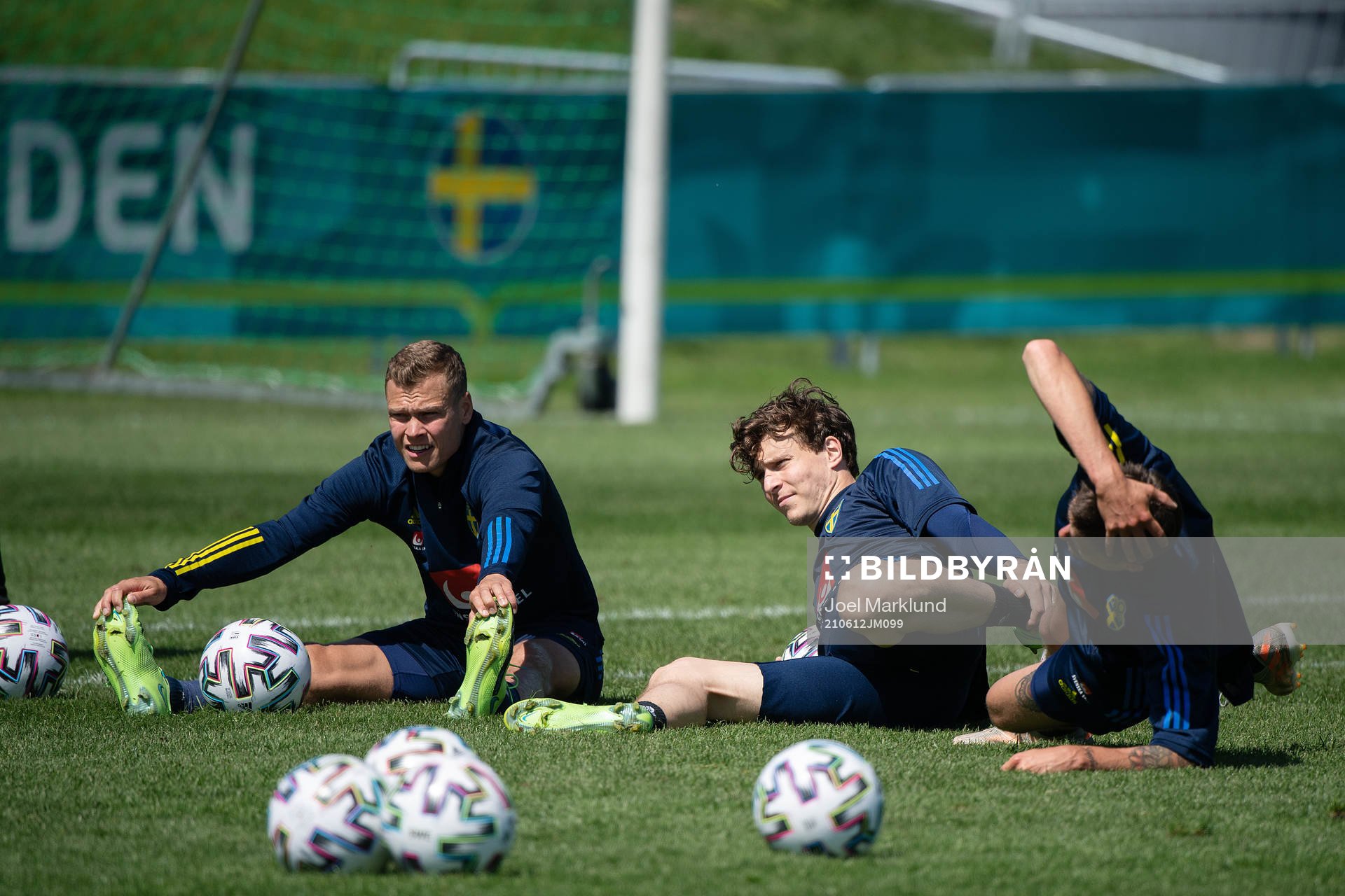 Viktor Claesson, Victor Nilsson Lindelöf and Mikael Lustig