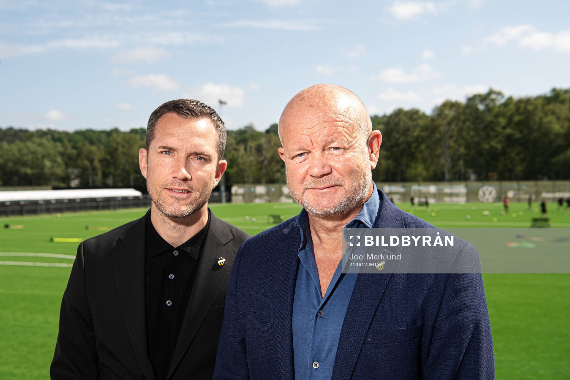 Martin Ericsson, sportchef, och Per-Mathias Høgmo,