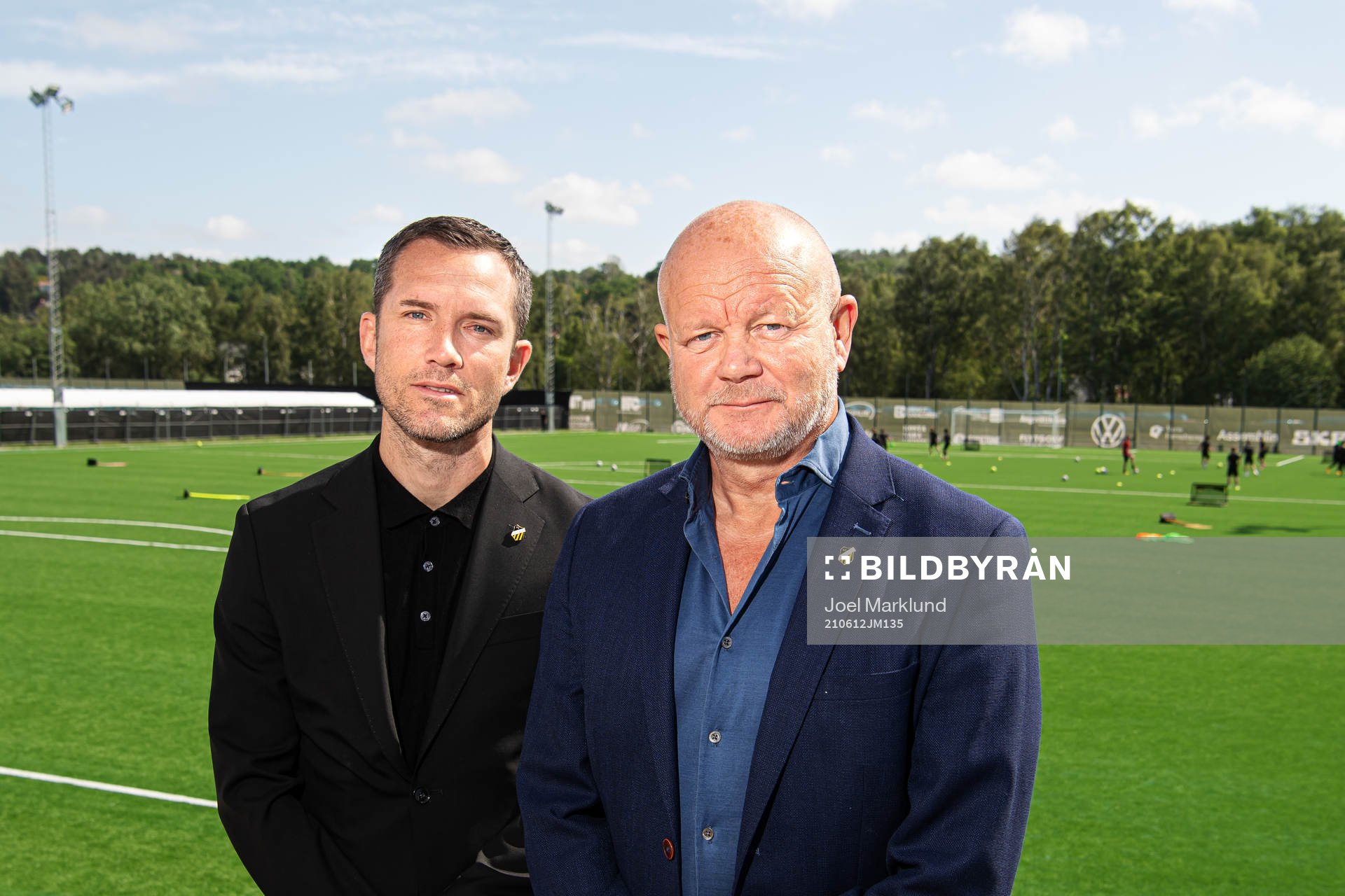 Martin Ericsson, sportchef, och Per-Mathias Høgmo,