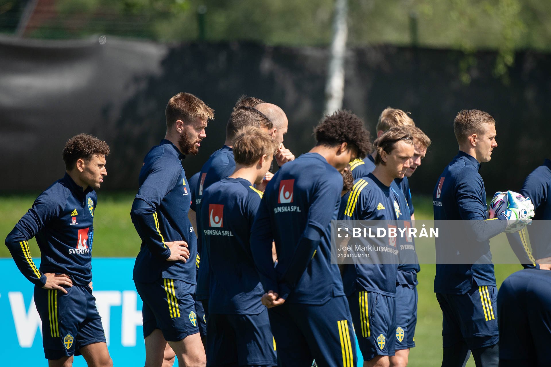 Pontus Jansson of the Swedish national football team at a training session during the UEFA Euro 2020 Football Championship on on June 12, 2021 in Gothenburg.