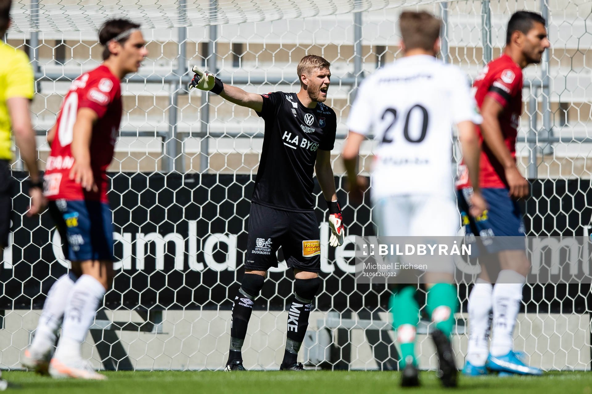 Örgrytes målvakt Fredrik Andersson
