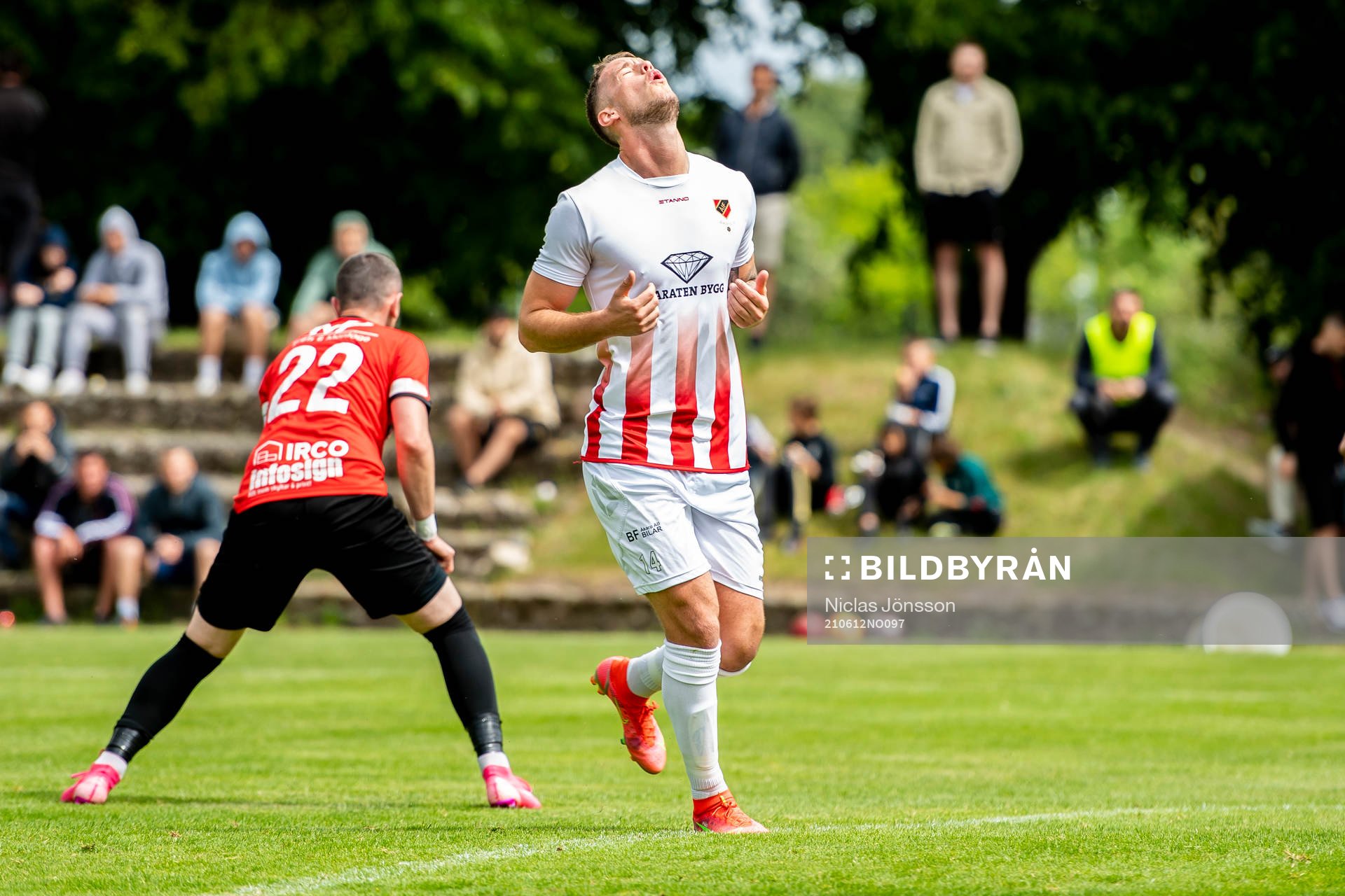 Åkarps Jonathan Roos deppar