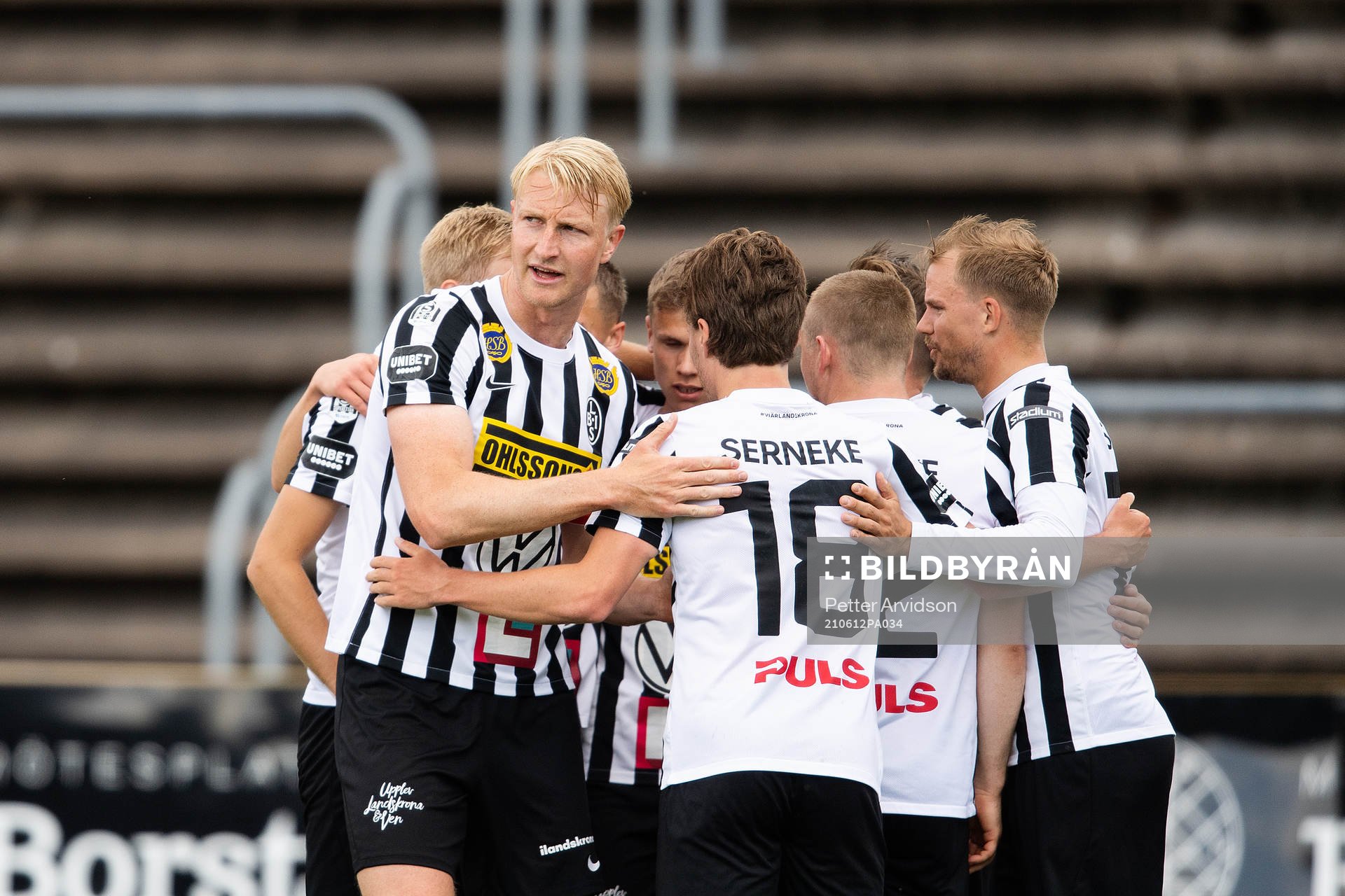 Landskronas Viktor Wihlstrand jublar