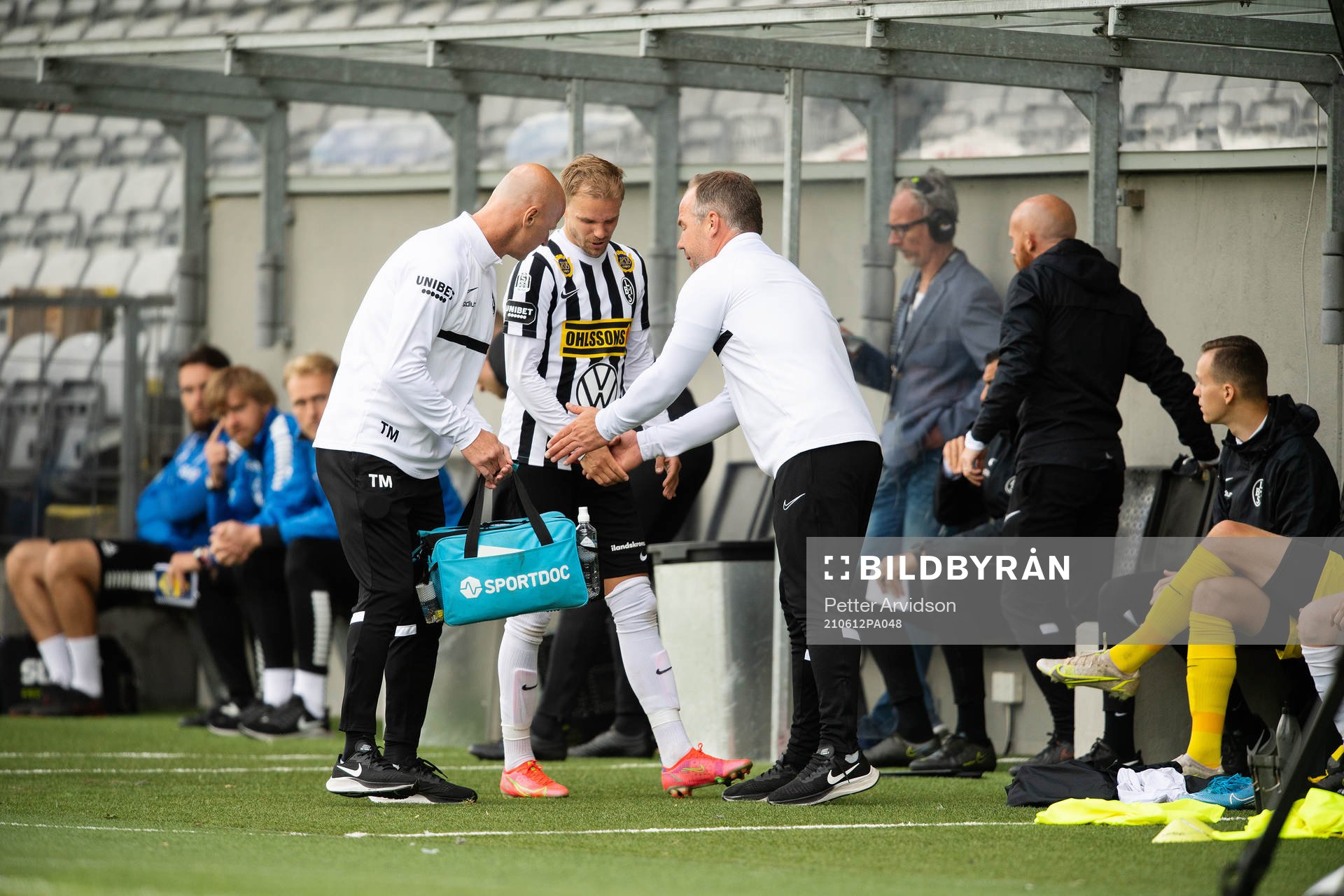 Landskronas Jonathan Asp har ont