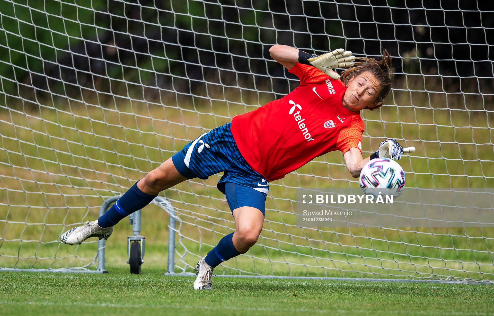 goalkeeper Cecilie Fiskerstrand of the Norwegian women’s