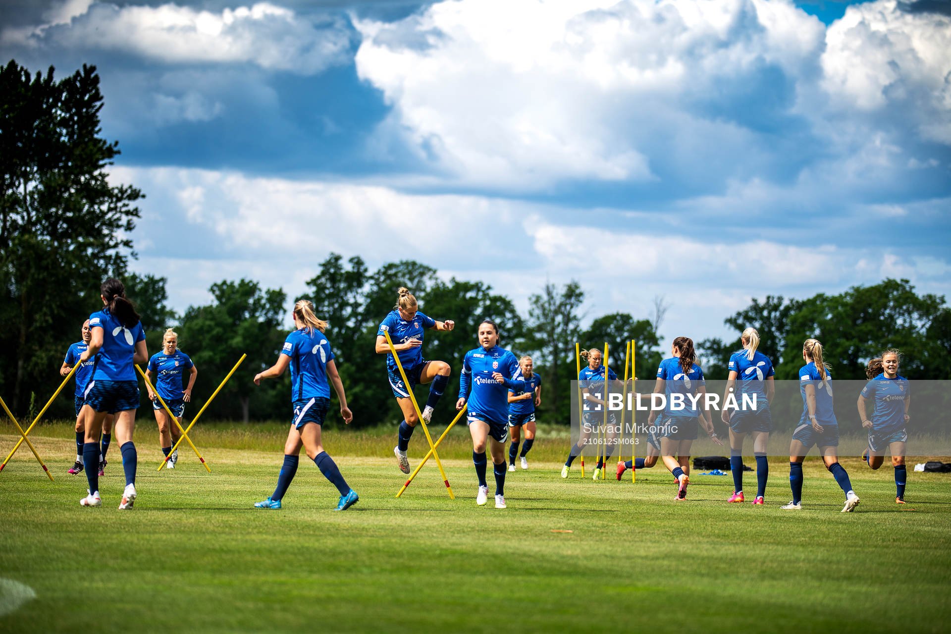 Players of the Norwegian women’s national football team