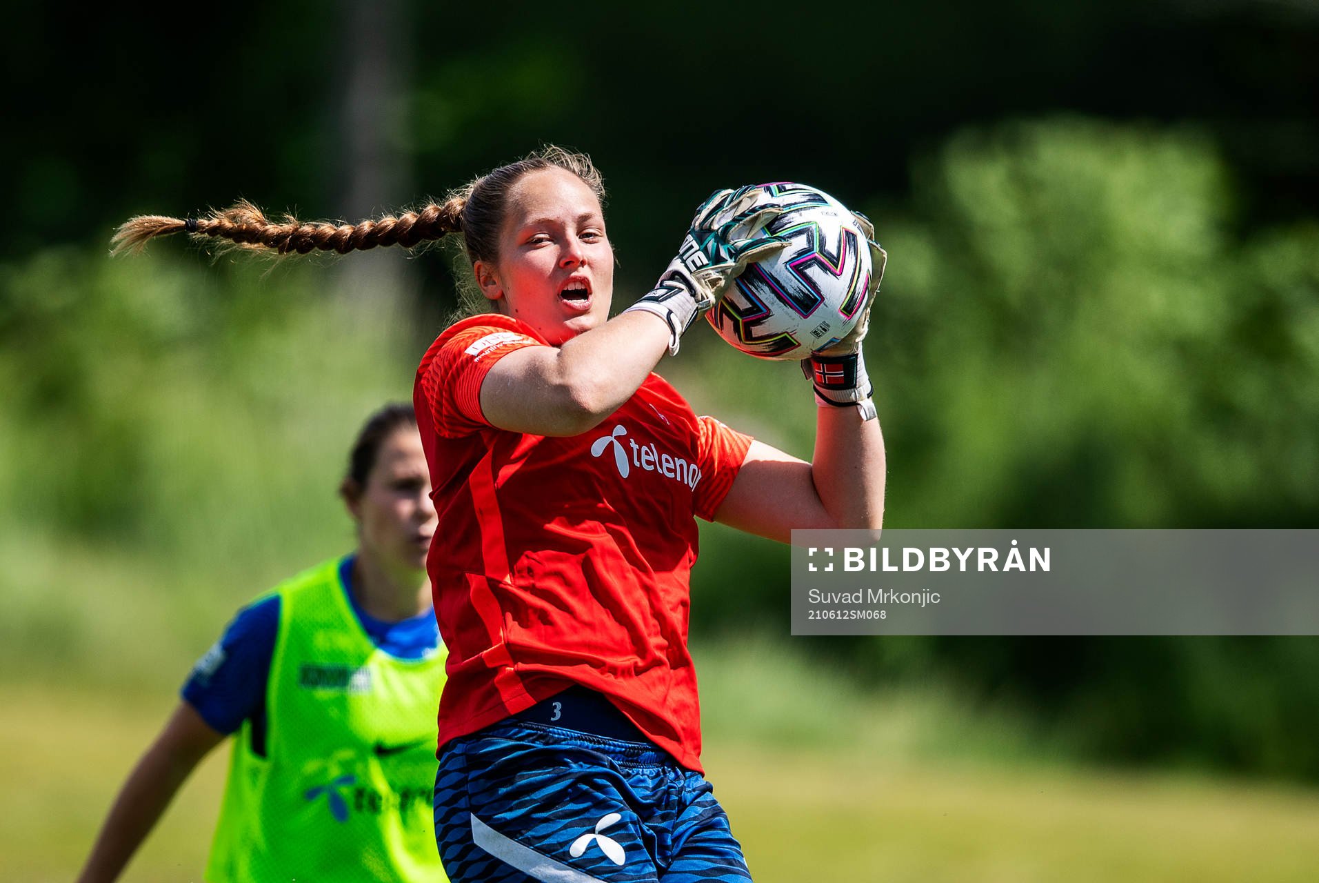 goalkeeper Aurora Mikalsen of the Norwegian women’s