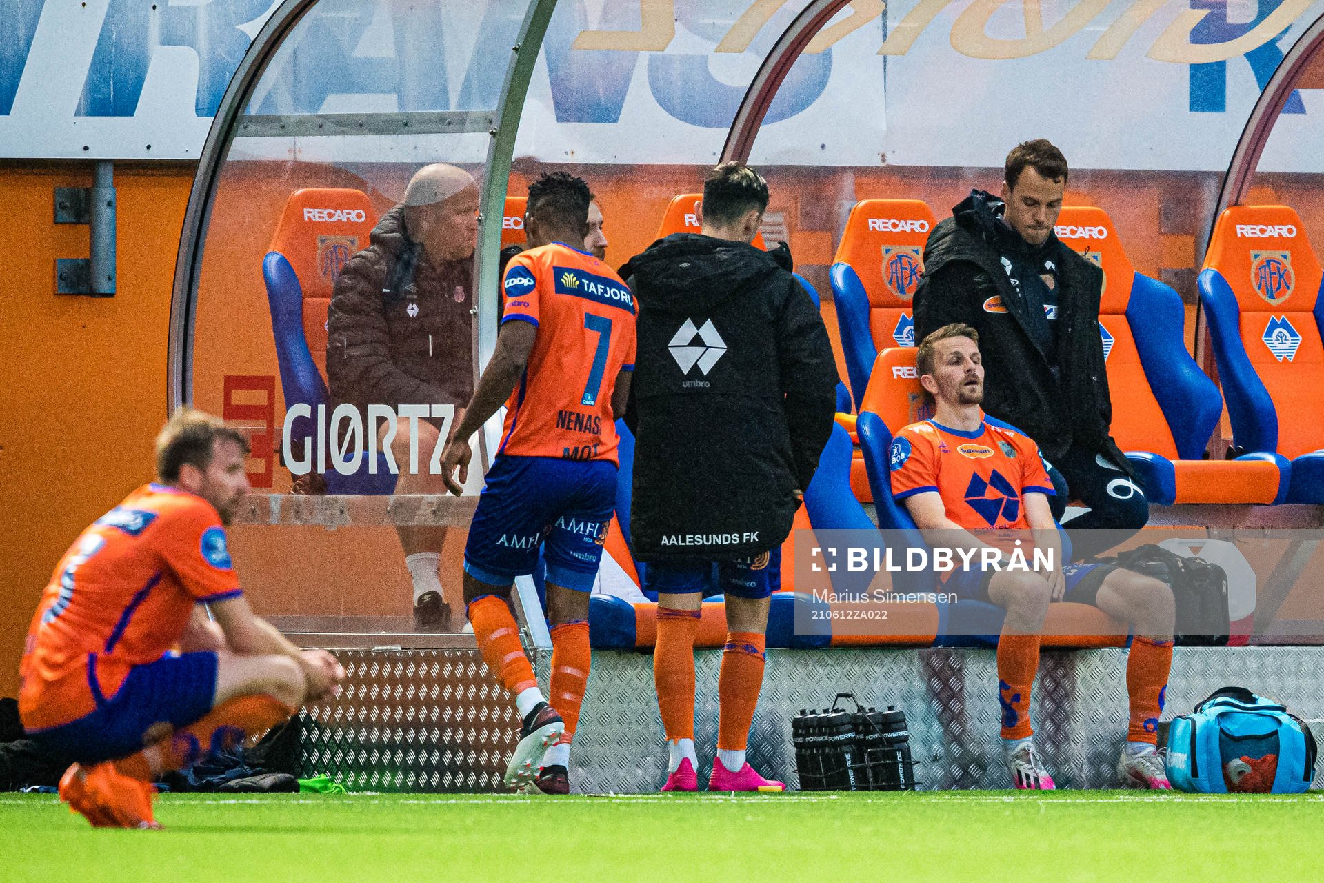 Torbjørn Kallevåg of Aalesund looks dejected