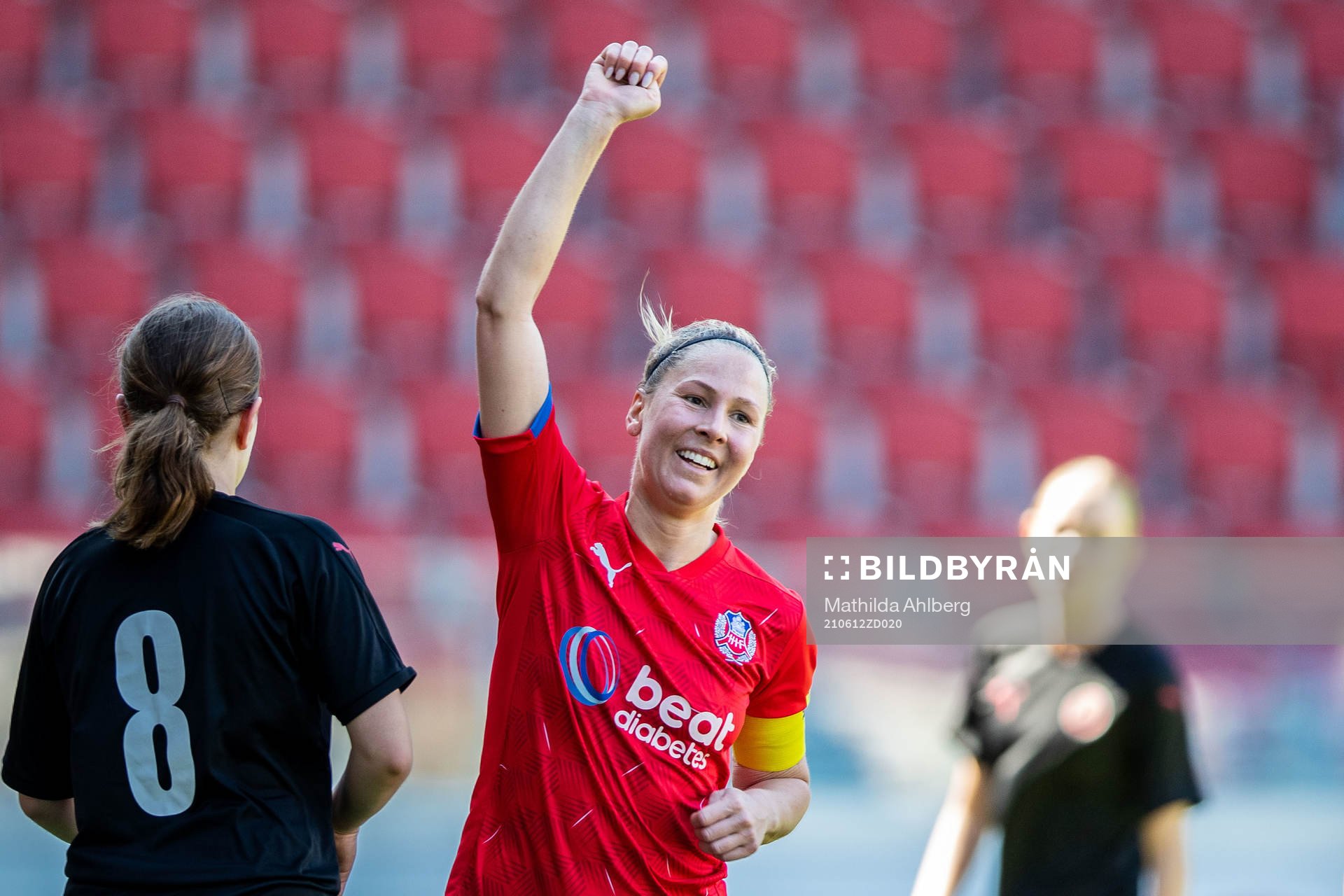 Helsingborgs Josefine Wiksell jublar