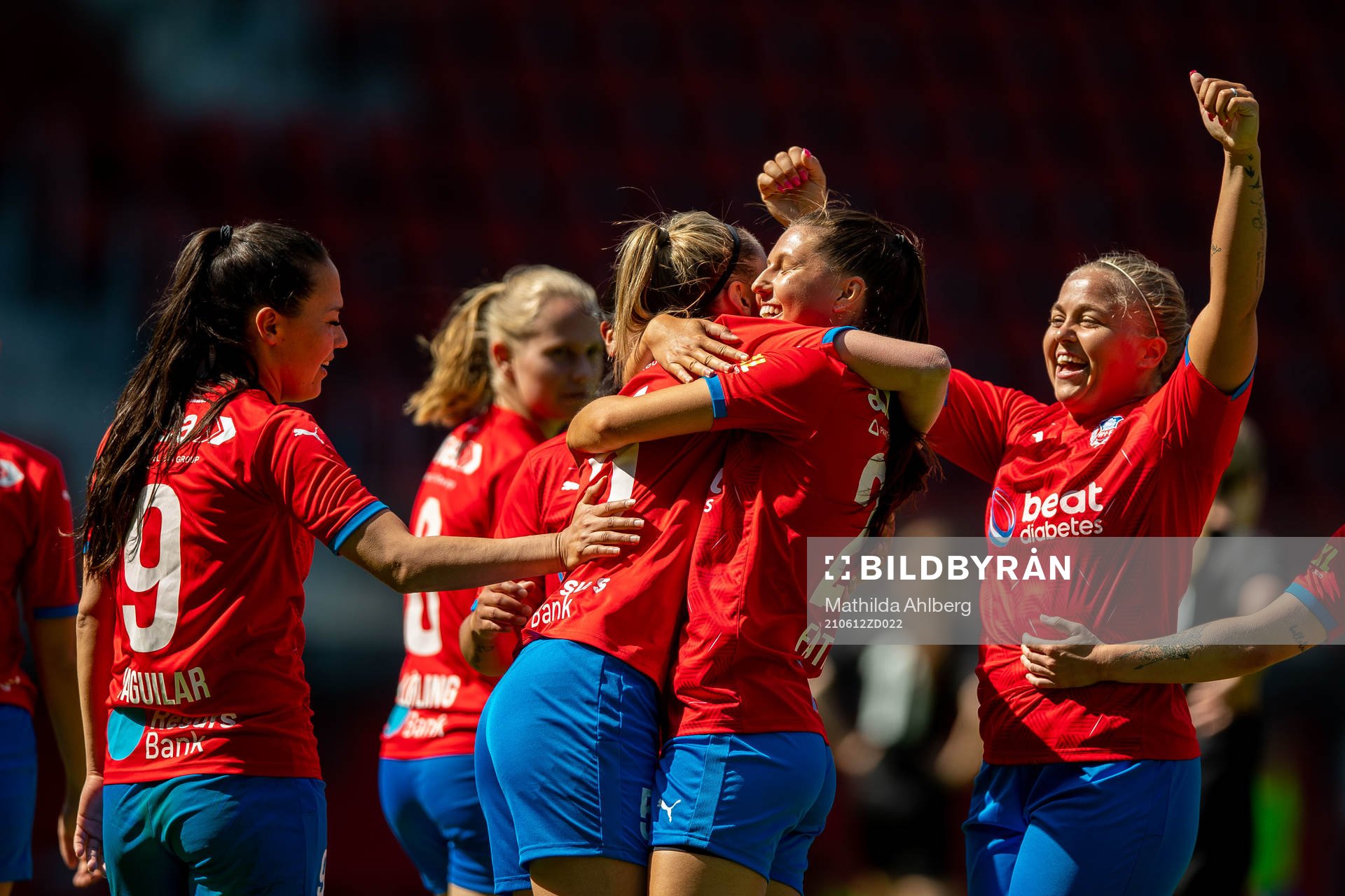 Helsingborgs Josefine Wiksell jublar