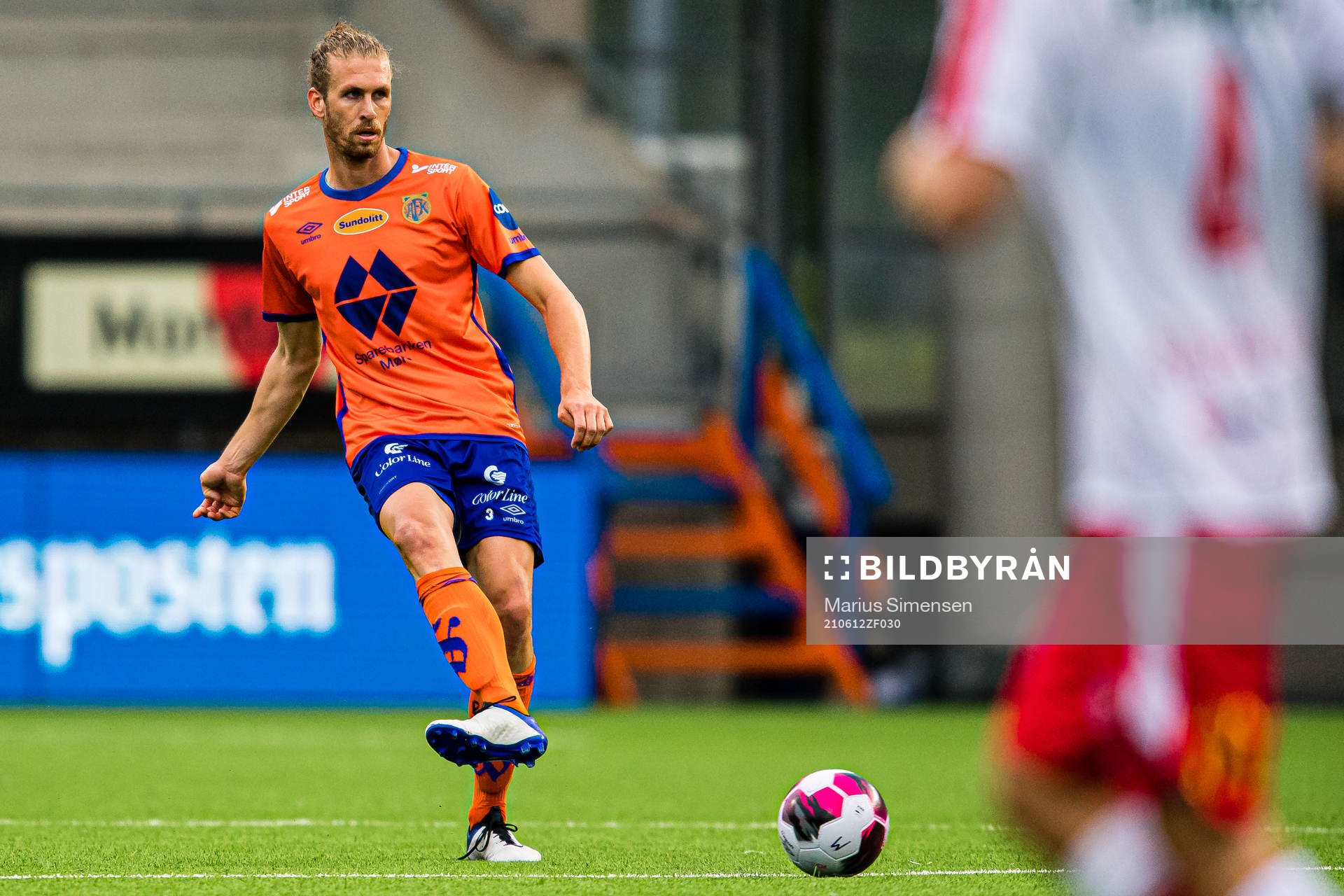 Quint Arie Jansen of Aalesund during the OBOS-ligaen match between Aalesund and Fredrikstad on June 12, 2021 in Ålesund.