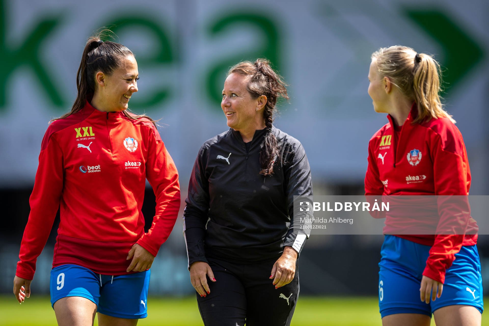 Helsingborgs Isabel Aguilar, assisterande tränare Carina