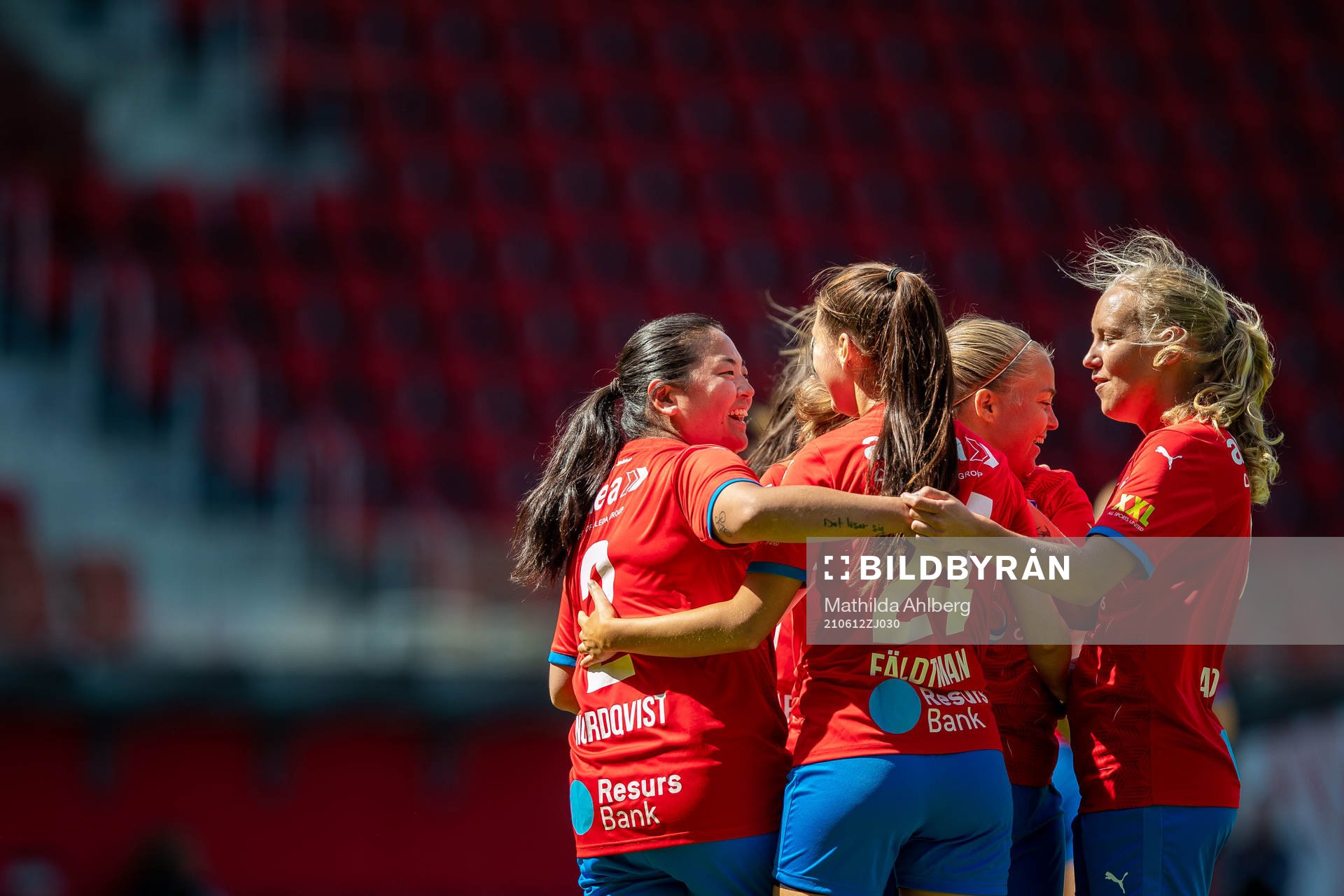 Helsingborgs Johanna Nordqvist jublar