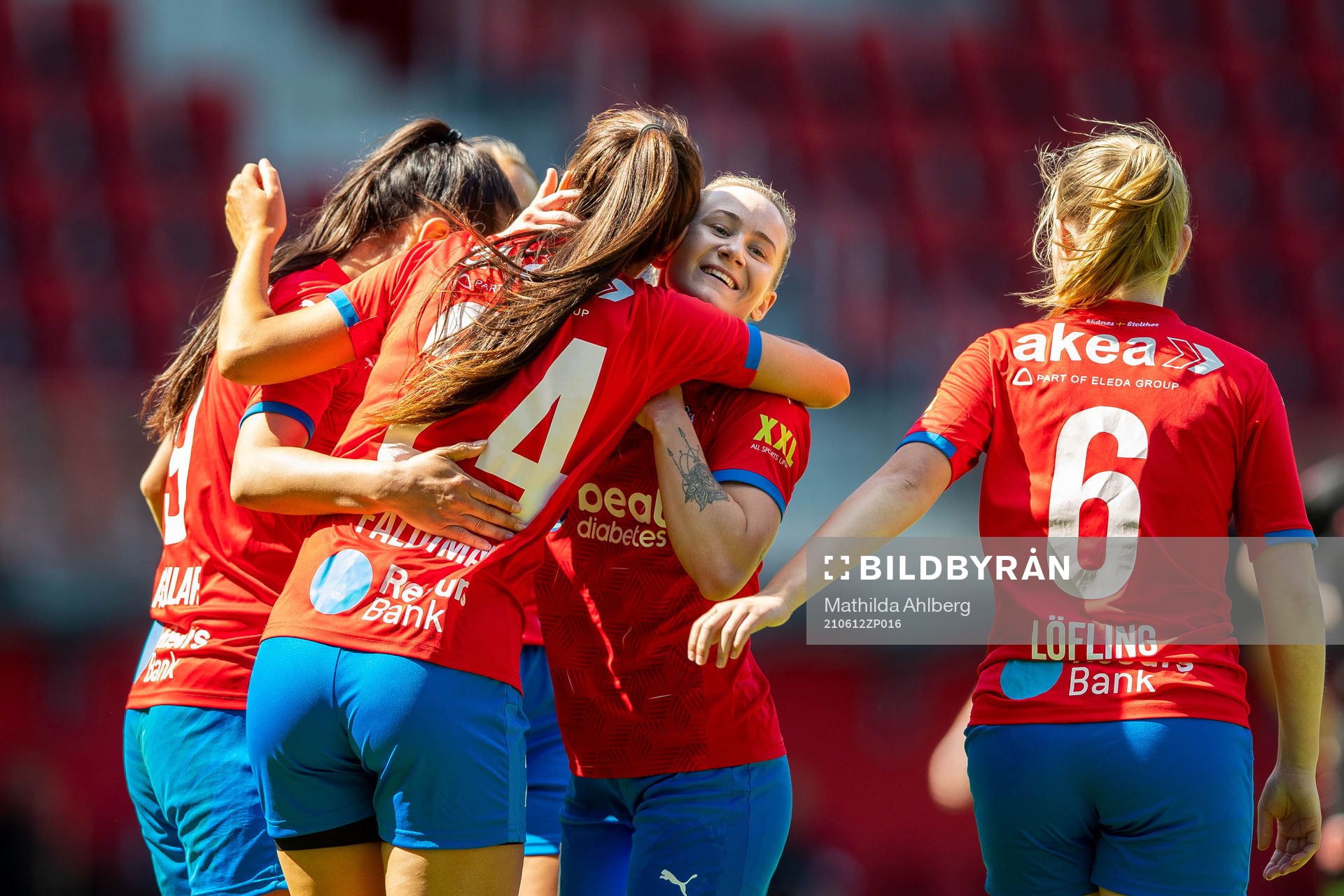 Helsingborgs Josefine Wiksell jublar