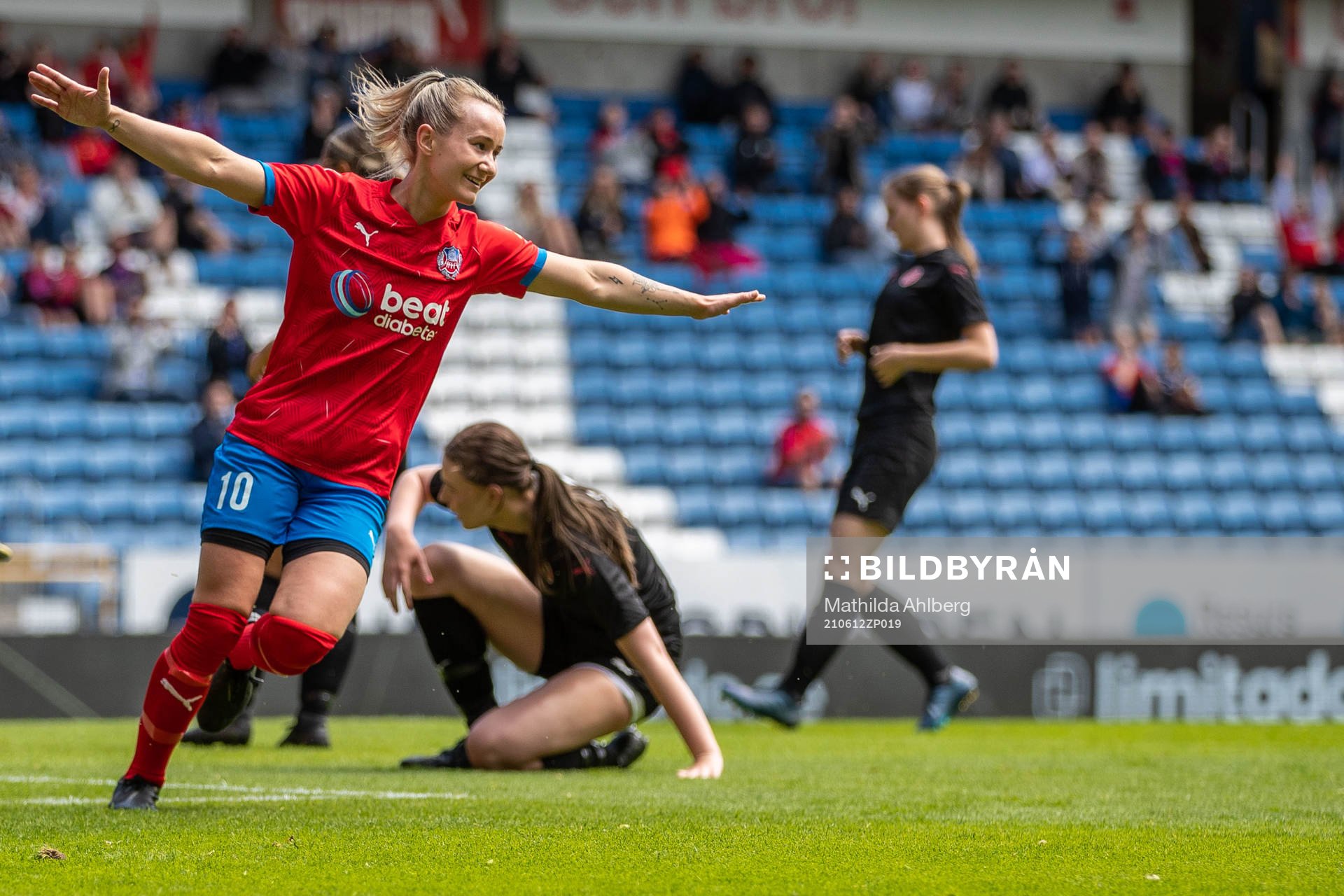 Helsingborgs Sanna Nilsson jublar