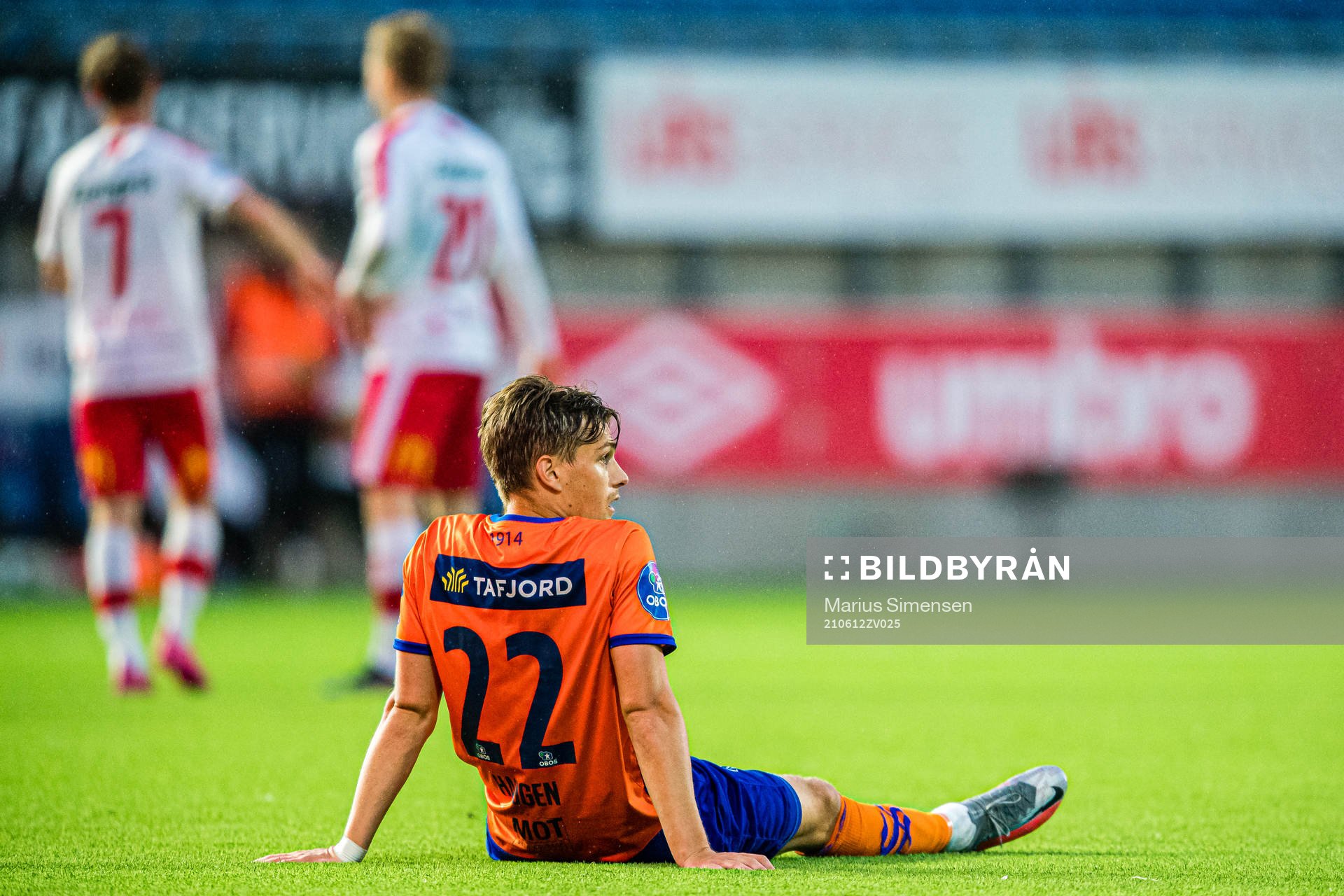 Sigurd Hauso Haugen of Aalesund looks dejected