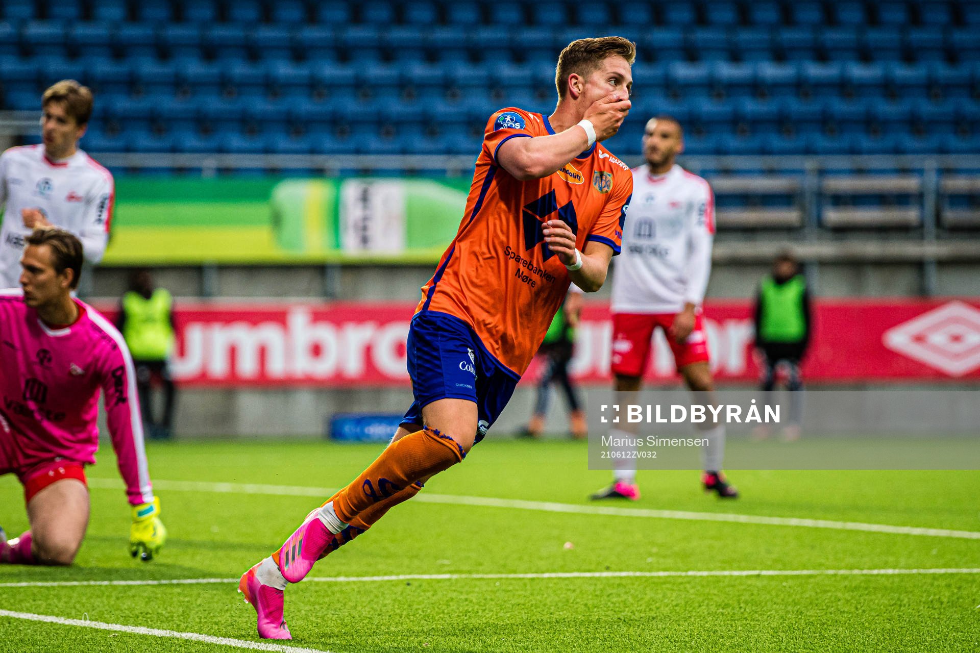 Simen Bolkan Nordli of Aalesund reactsc