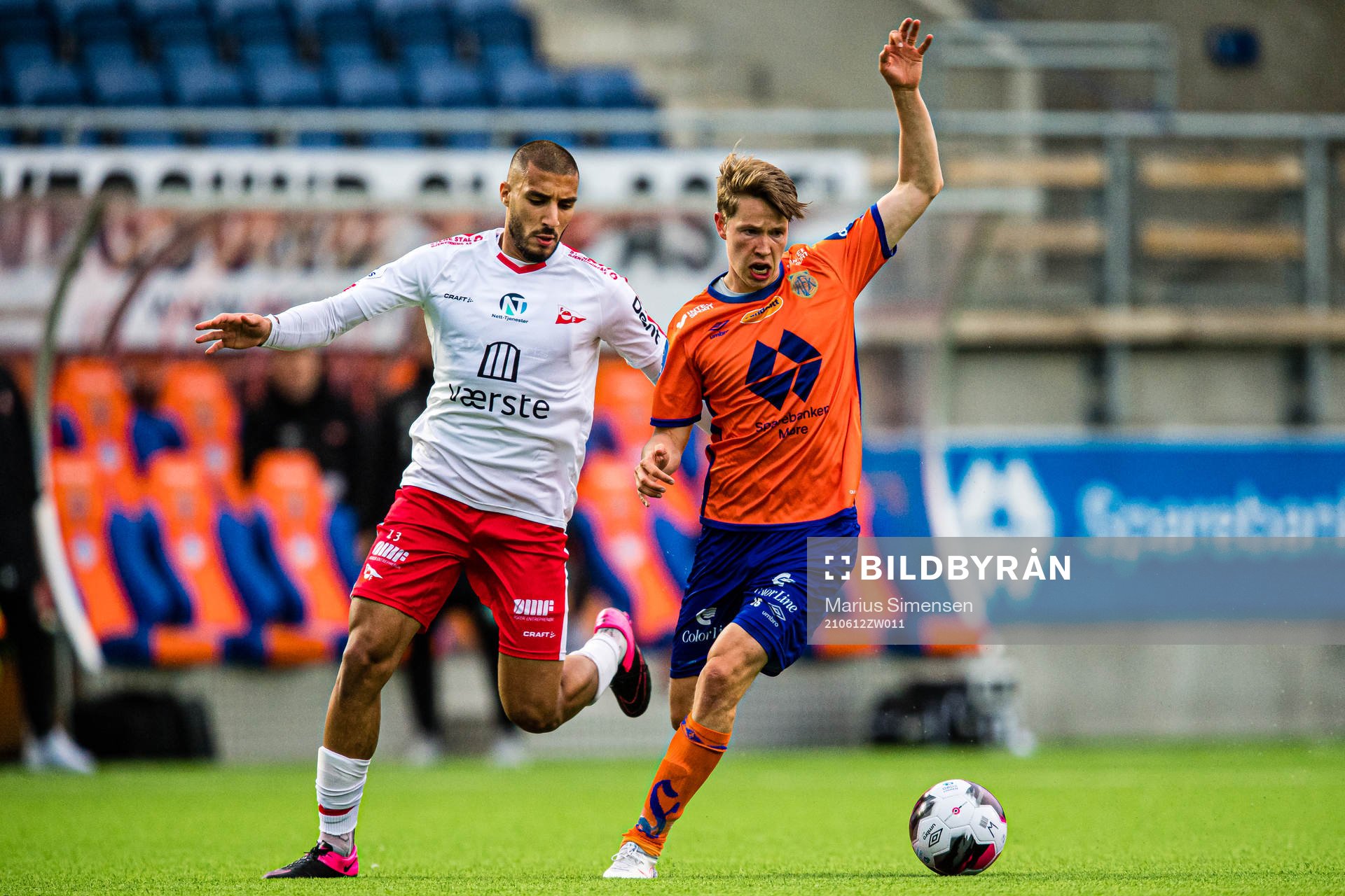 Ayoub Aleesami of Fredrikstad and Kristoffer