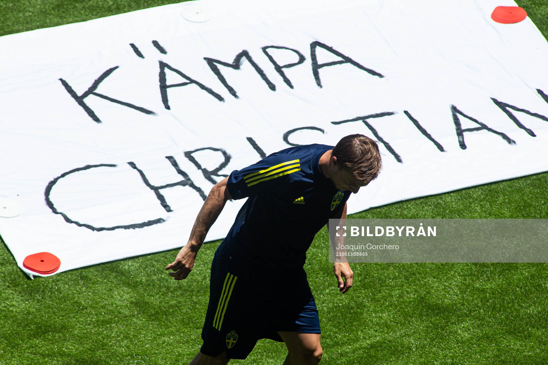 Pierre Bengtsson of the Swedish national football team in