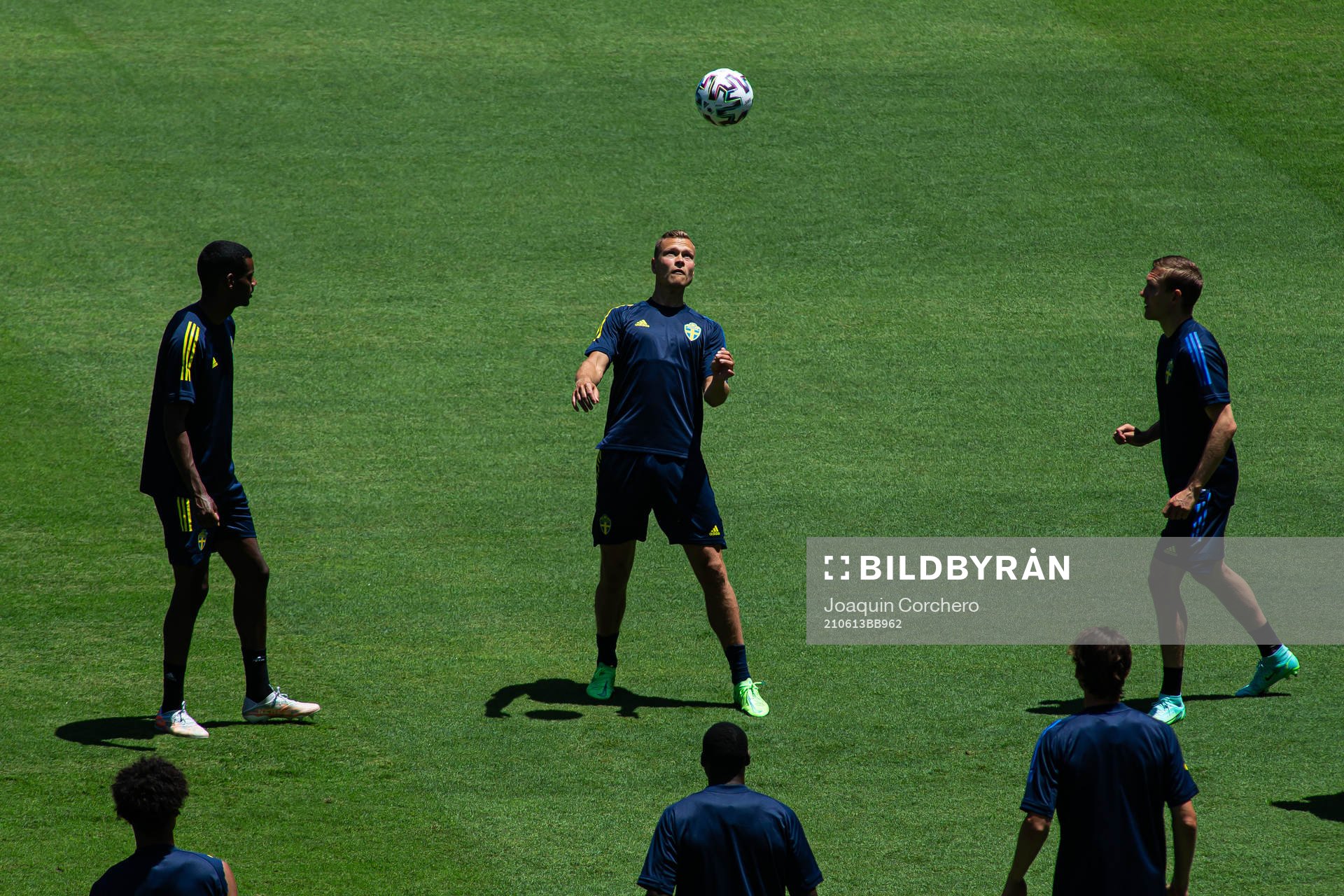 Viktor Claesson of the Swedish national football team at a