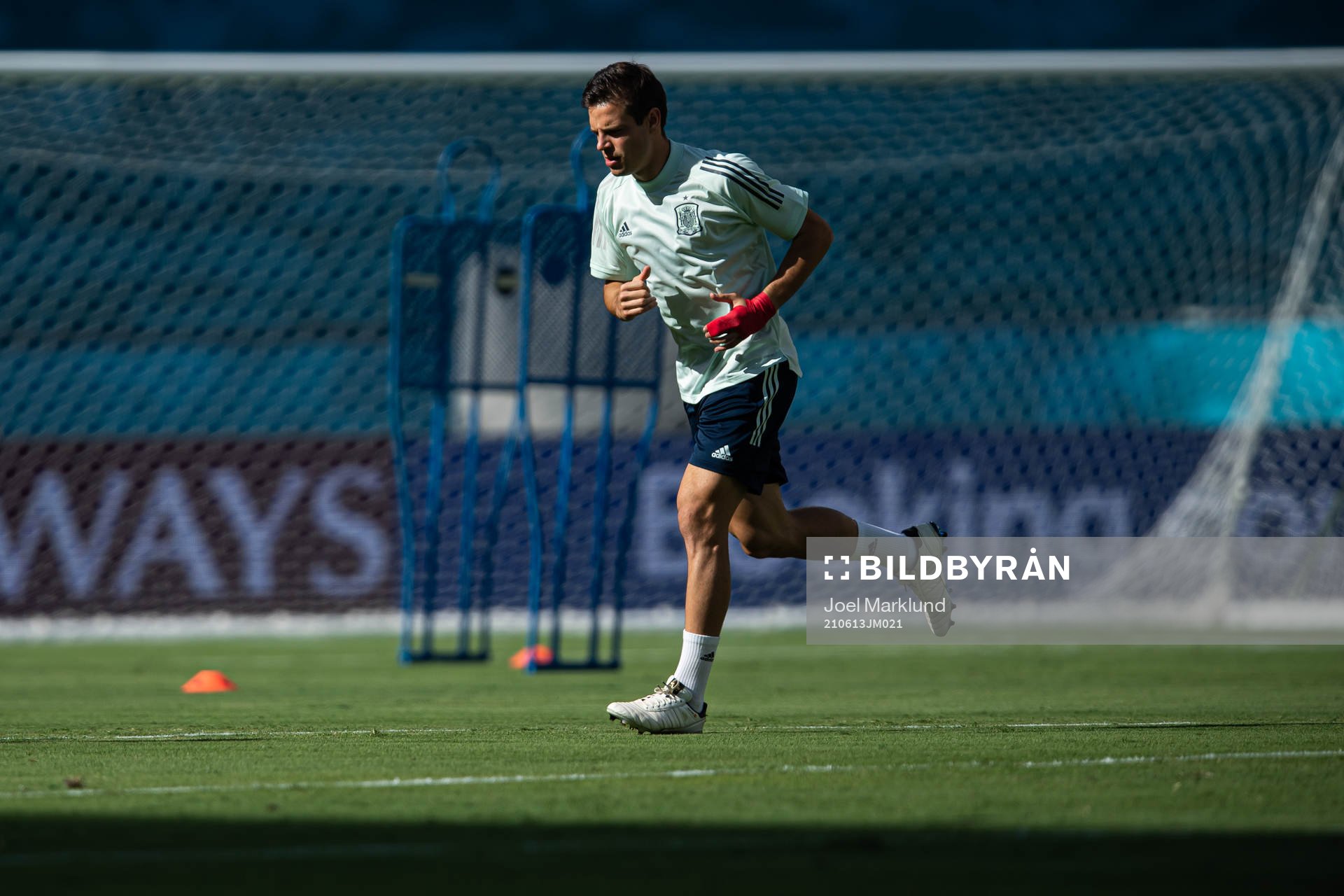 Cesar Azpilicueta of the Spanish national football team at