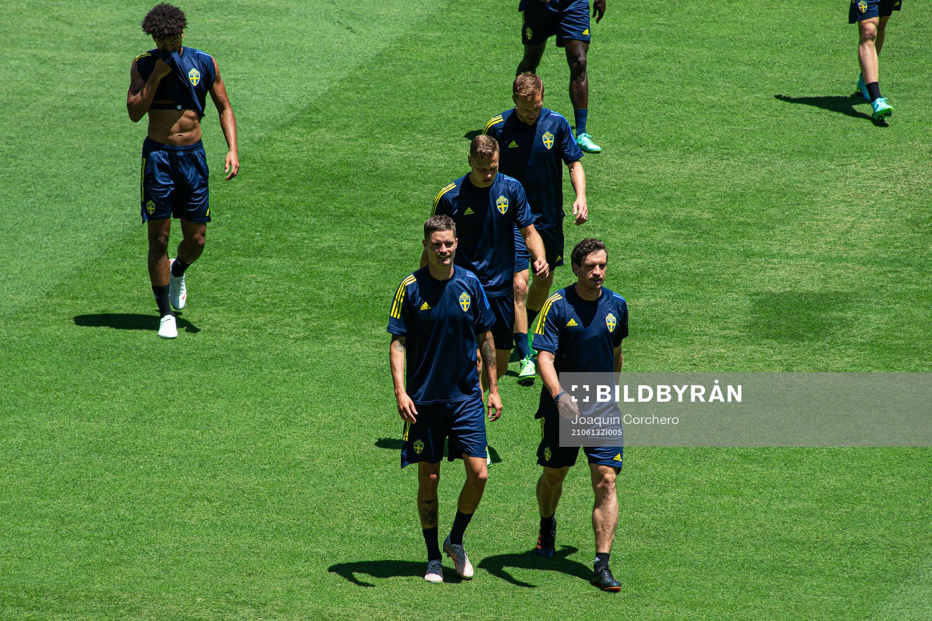 Mikael Lustig and Gustav Svensson of the Swedish national