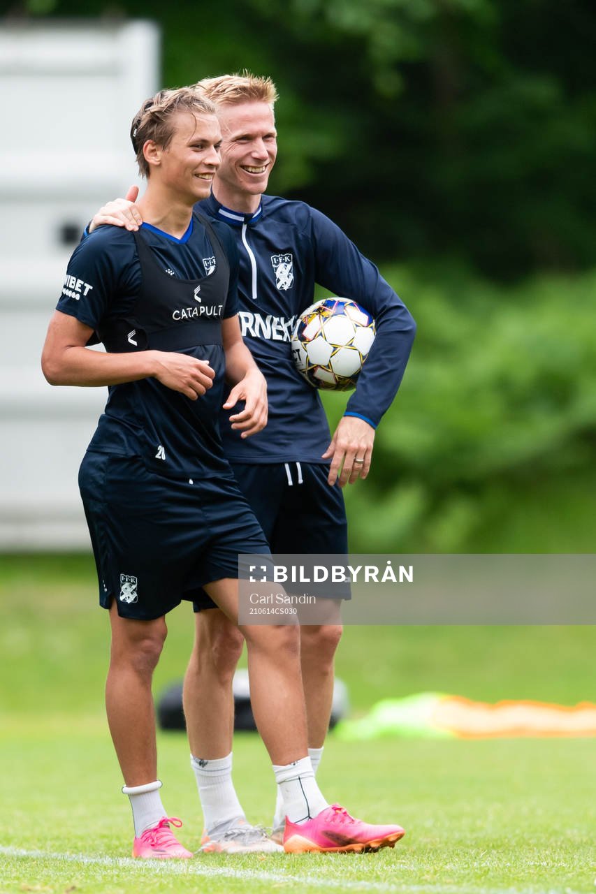 IFK Göteborgs Noah Alexandersson och  Oscar Wendt