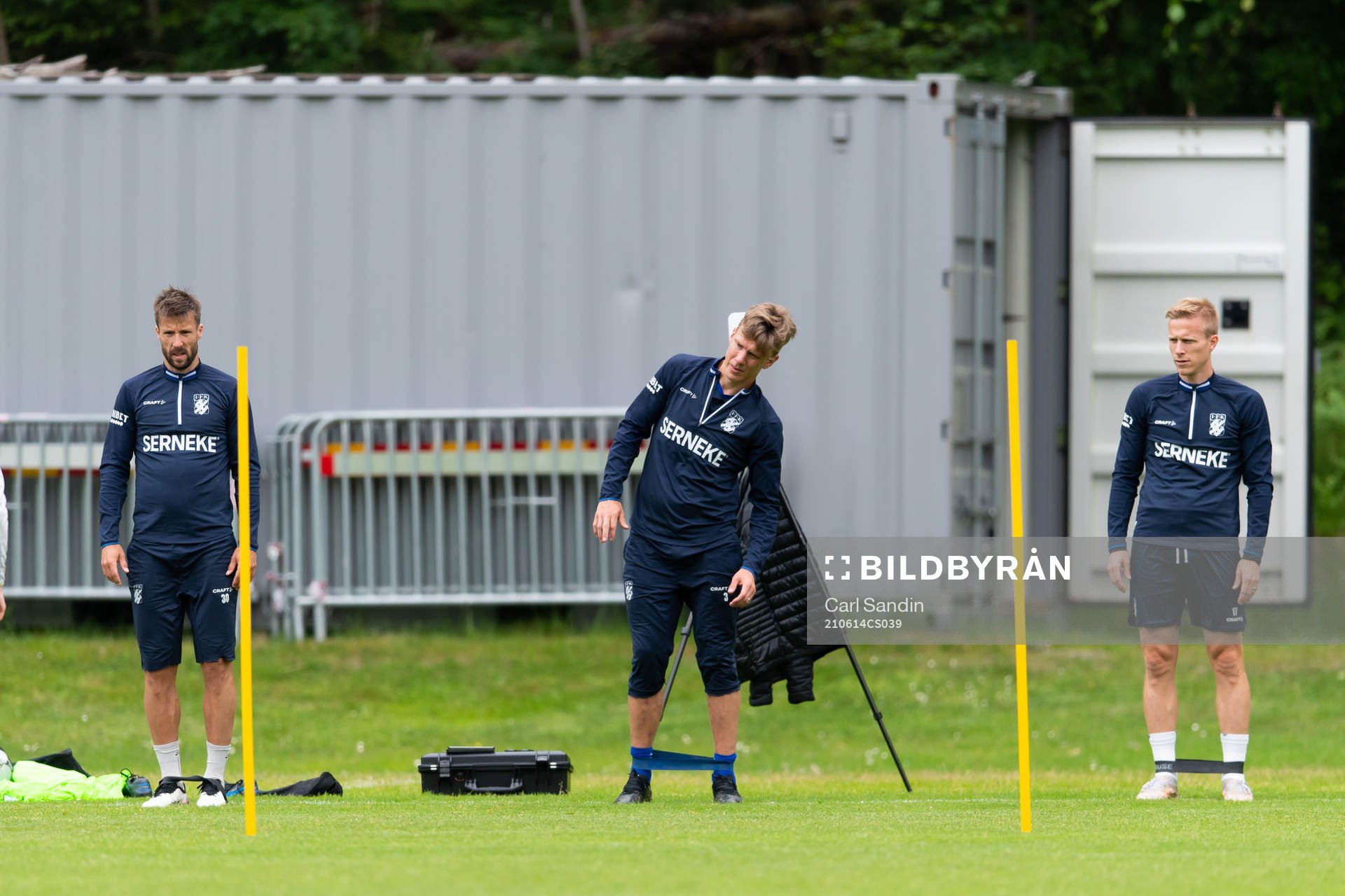 IFK Göteborgs Mattias Bjärsmyr, Pontus Wernbloom och