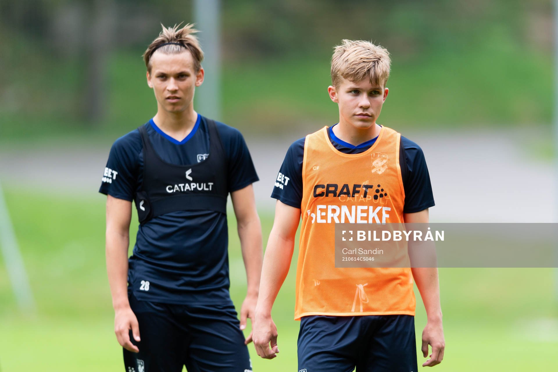 IFK Göteborgs Noah Alexandersson och Isak Dahlqvist