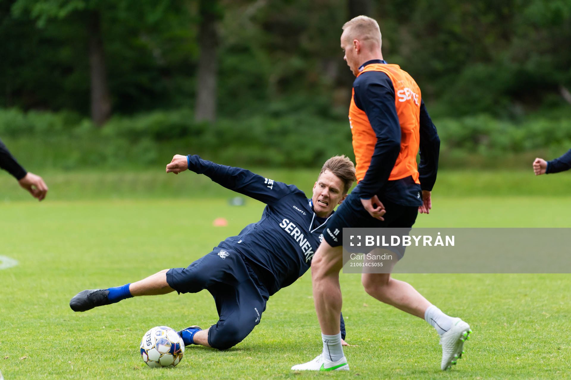 IFK Göteborgs Pontus Wernbloom under en träning med det allsvenska fotbollslaget med IFK Göteborg den 14 juni 2021 i Göteborg. 