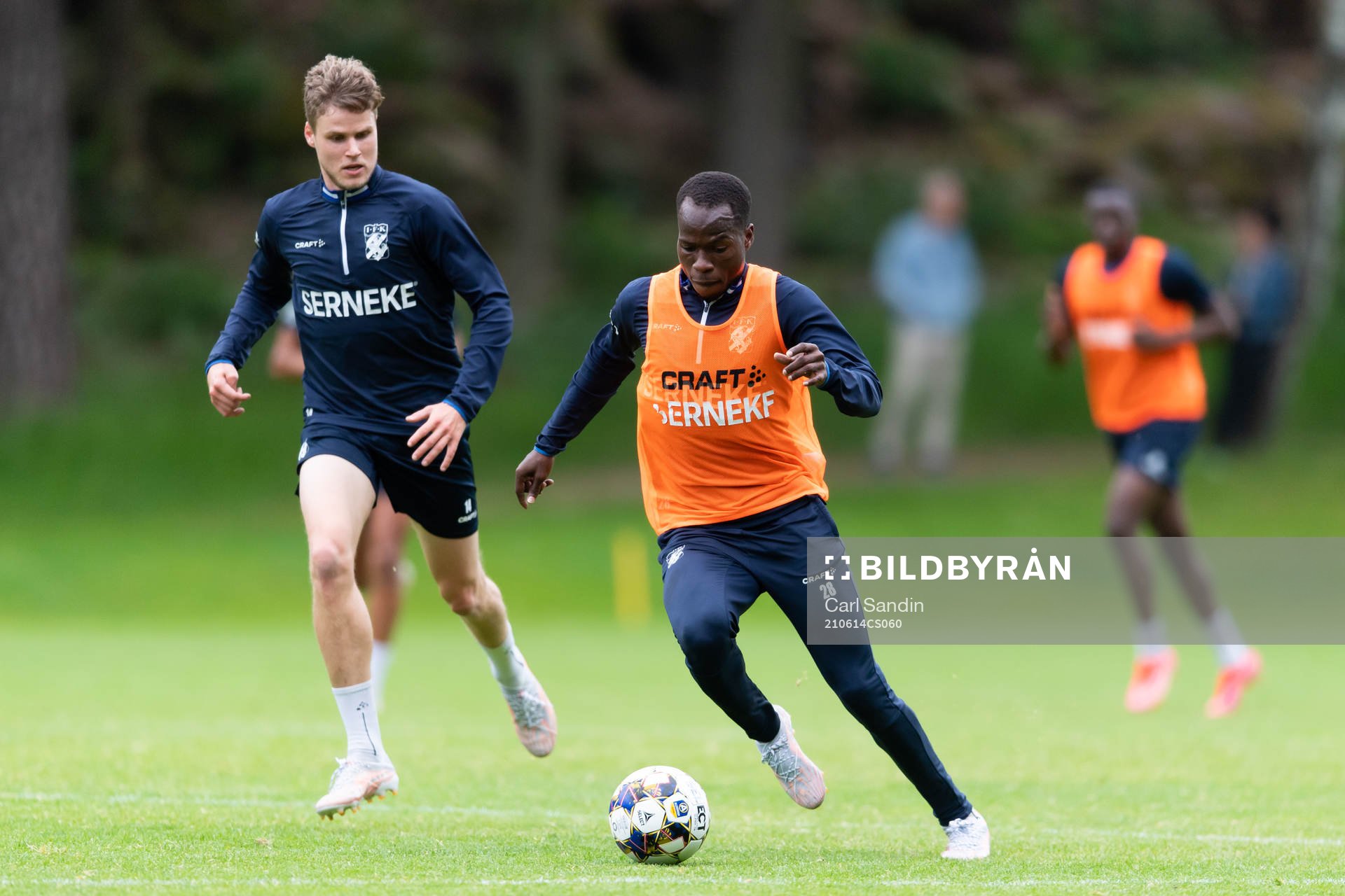 IFK Göteborgs Gustaf Norlin och Alhassan Yusuf