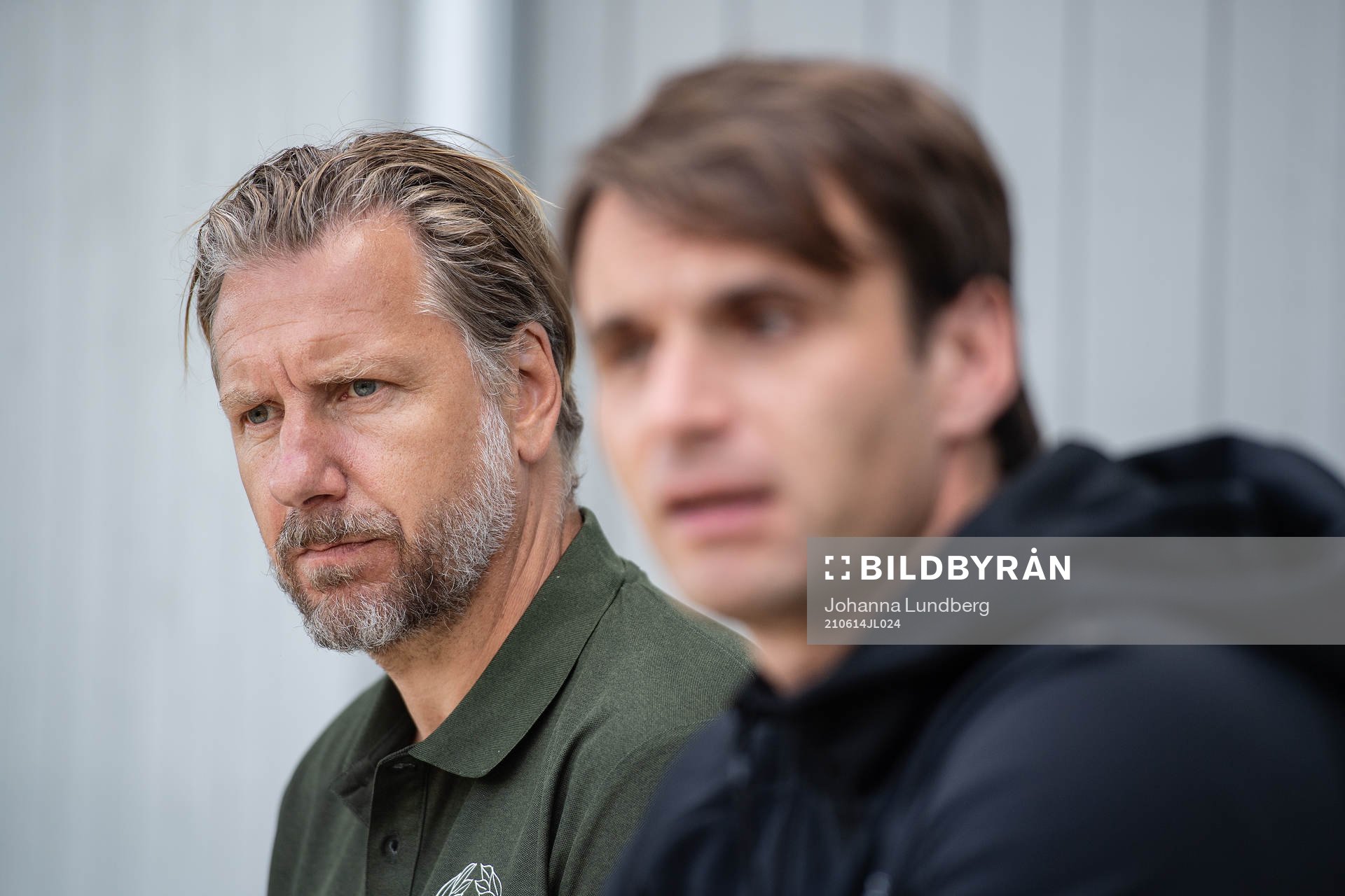 Jesper Jansson, sportchef, och Milos Milojevic, tränare
