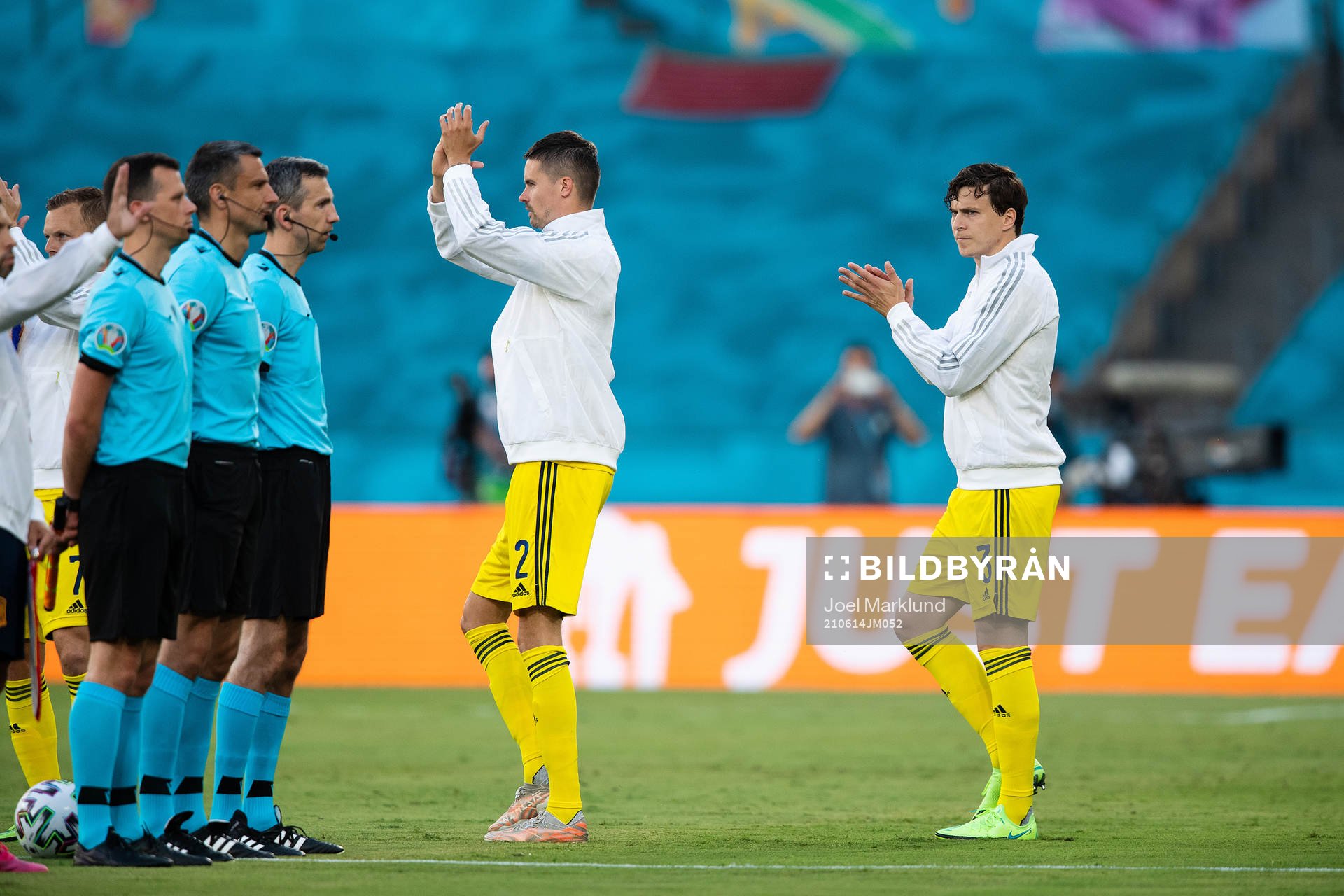 Mikael Lustig and Victor Nilsson Lindelöf of Sweden