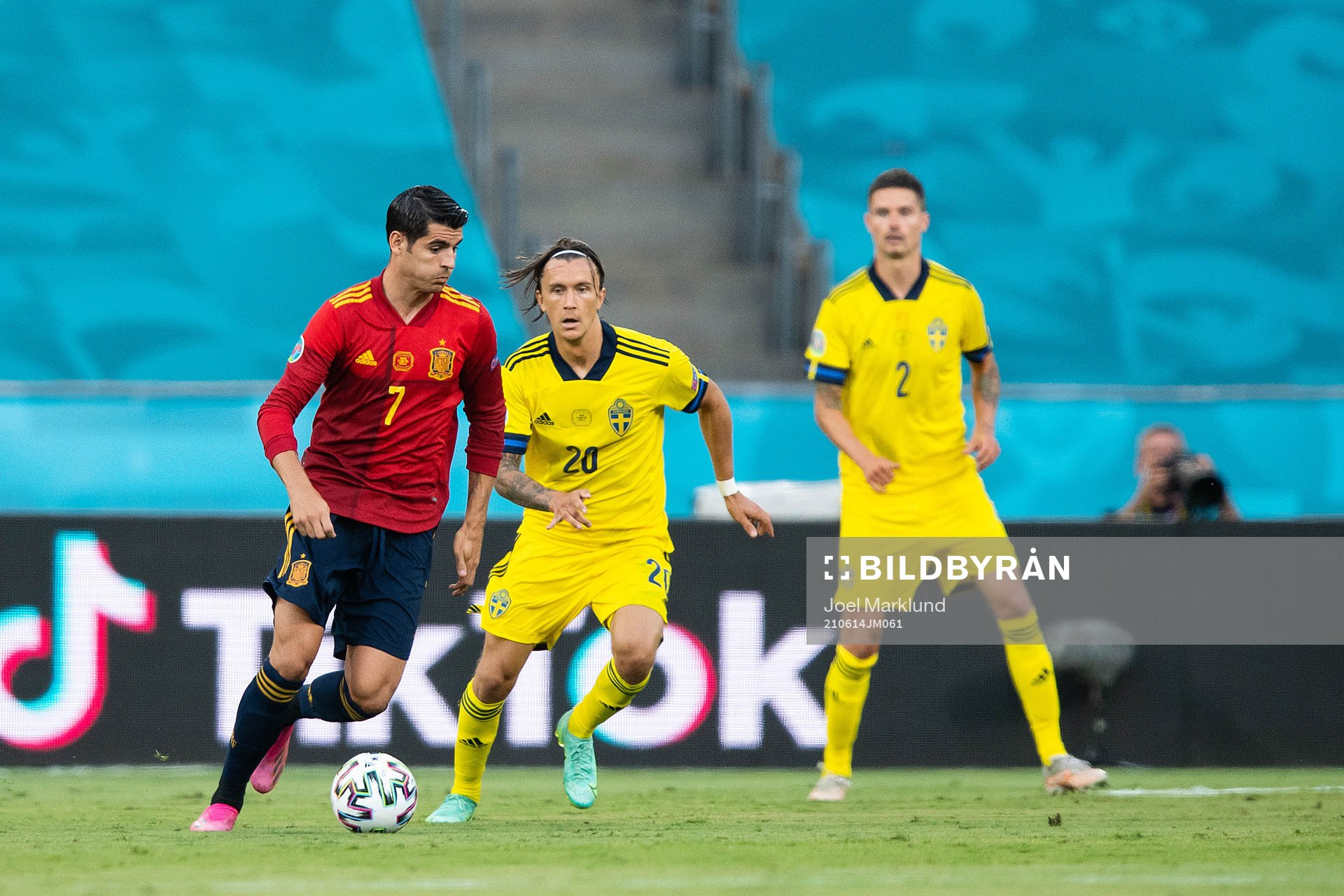 Alvaro Morata Álvaro Morata of Spain and Kristoffer Olsson