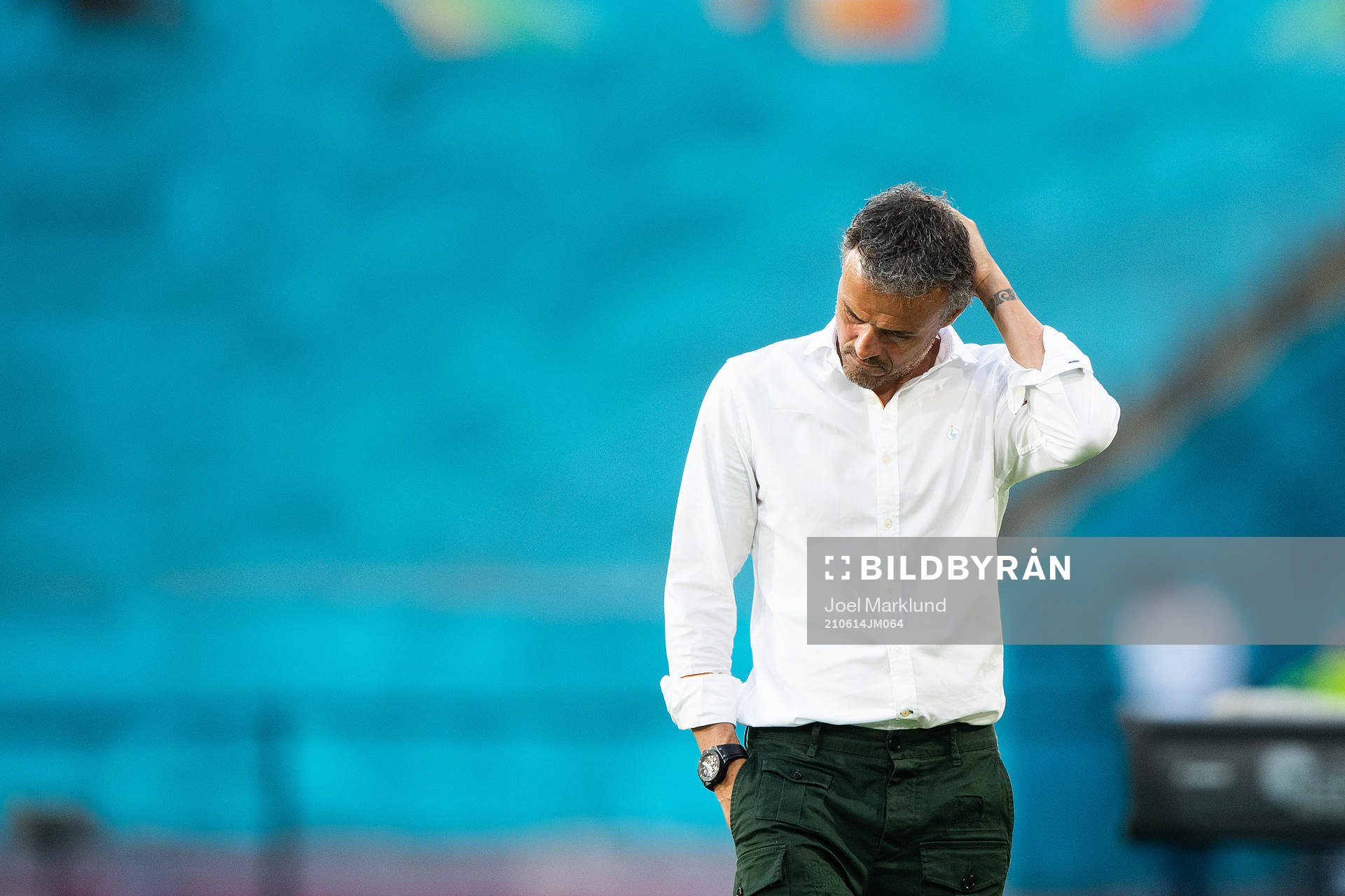 Luis Enrique, head coach of Spain