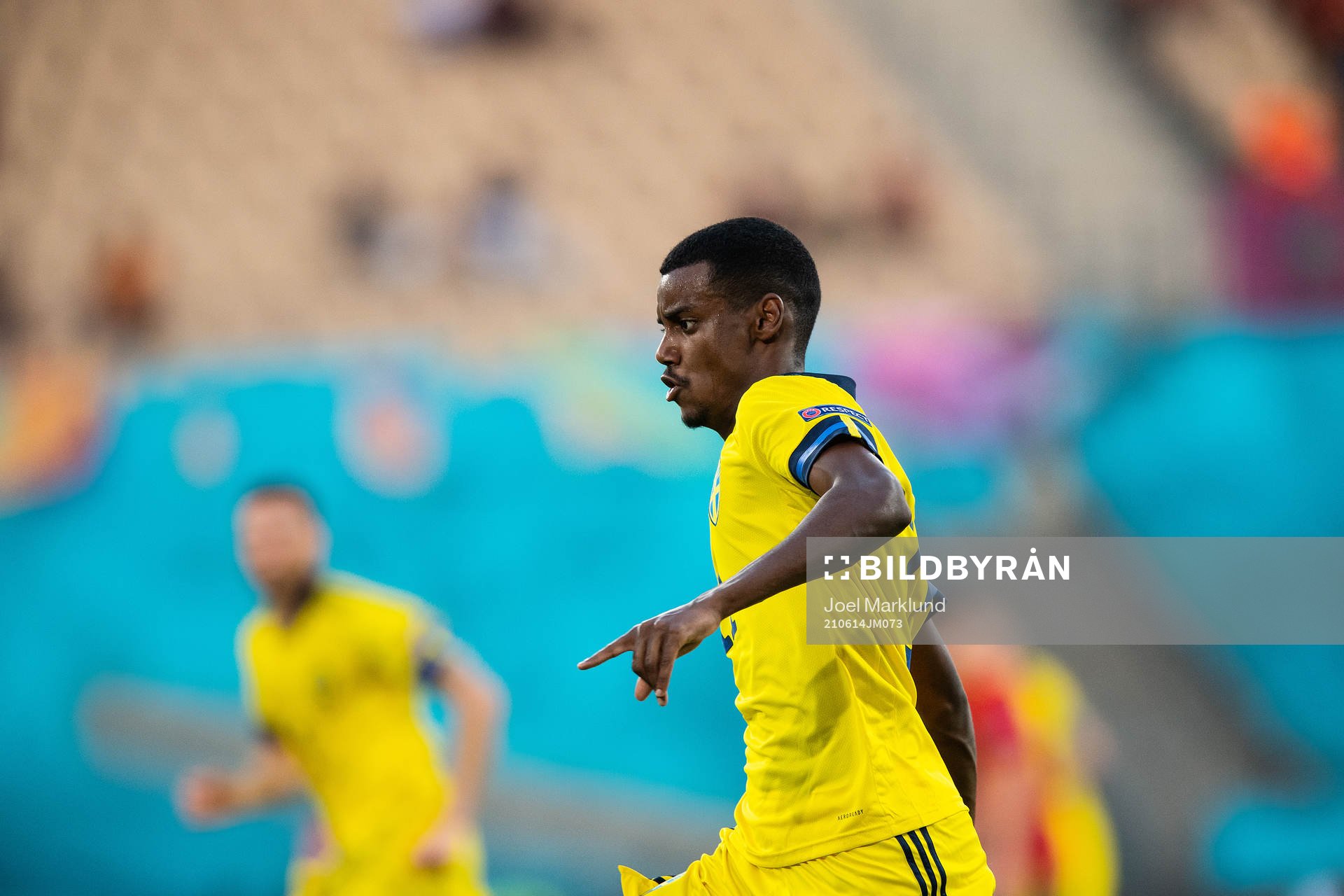 Alexander Isak of Sweden