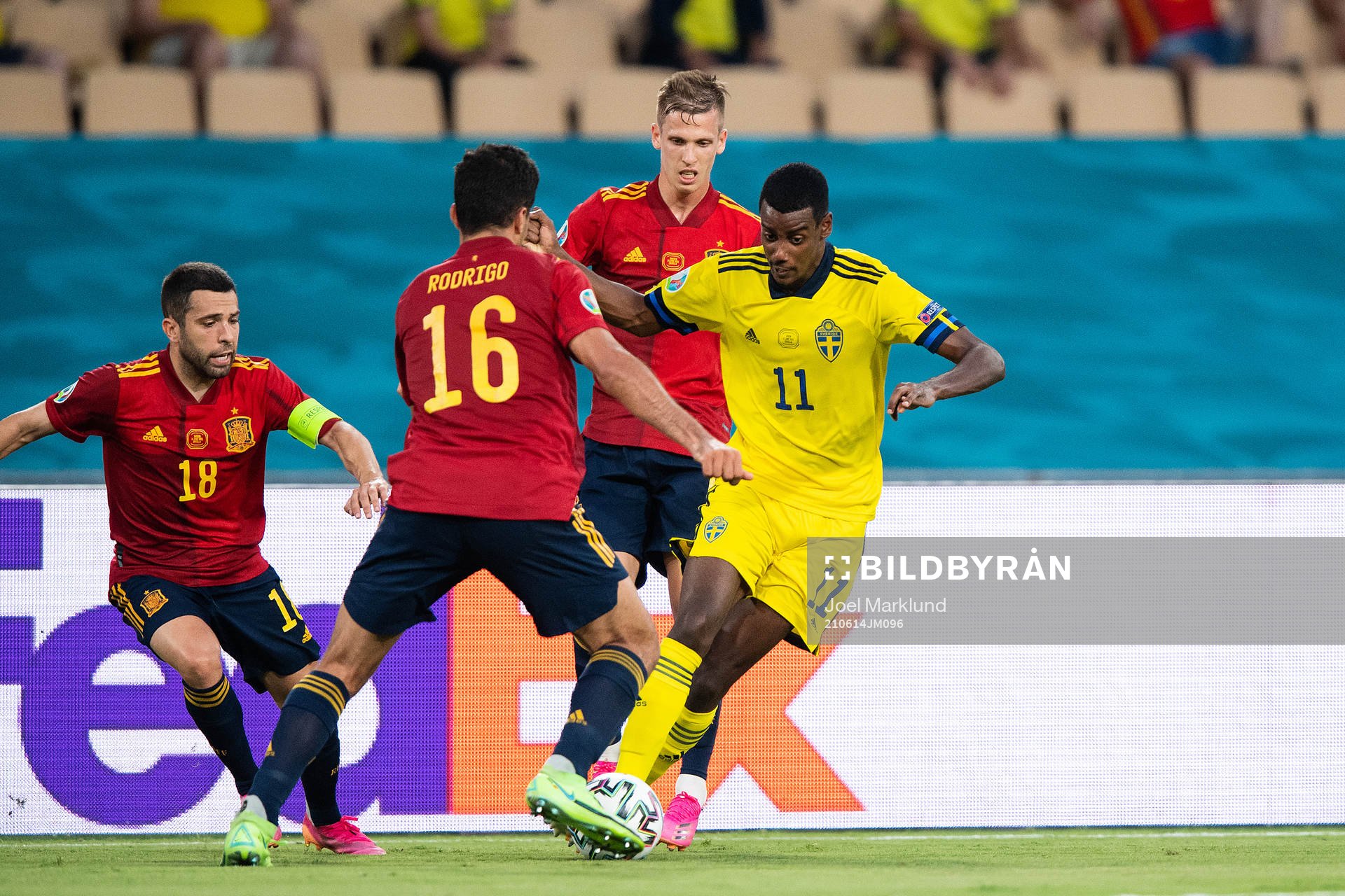 Alexander Isak of Sweden