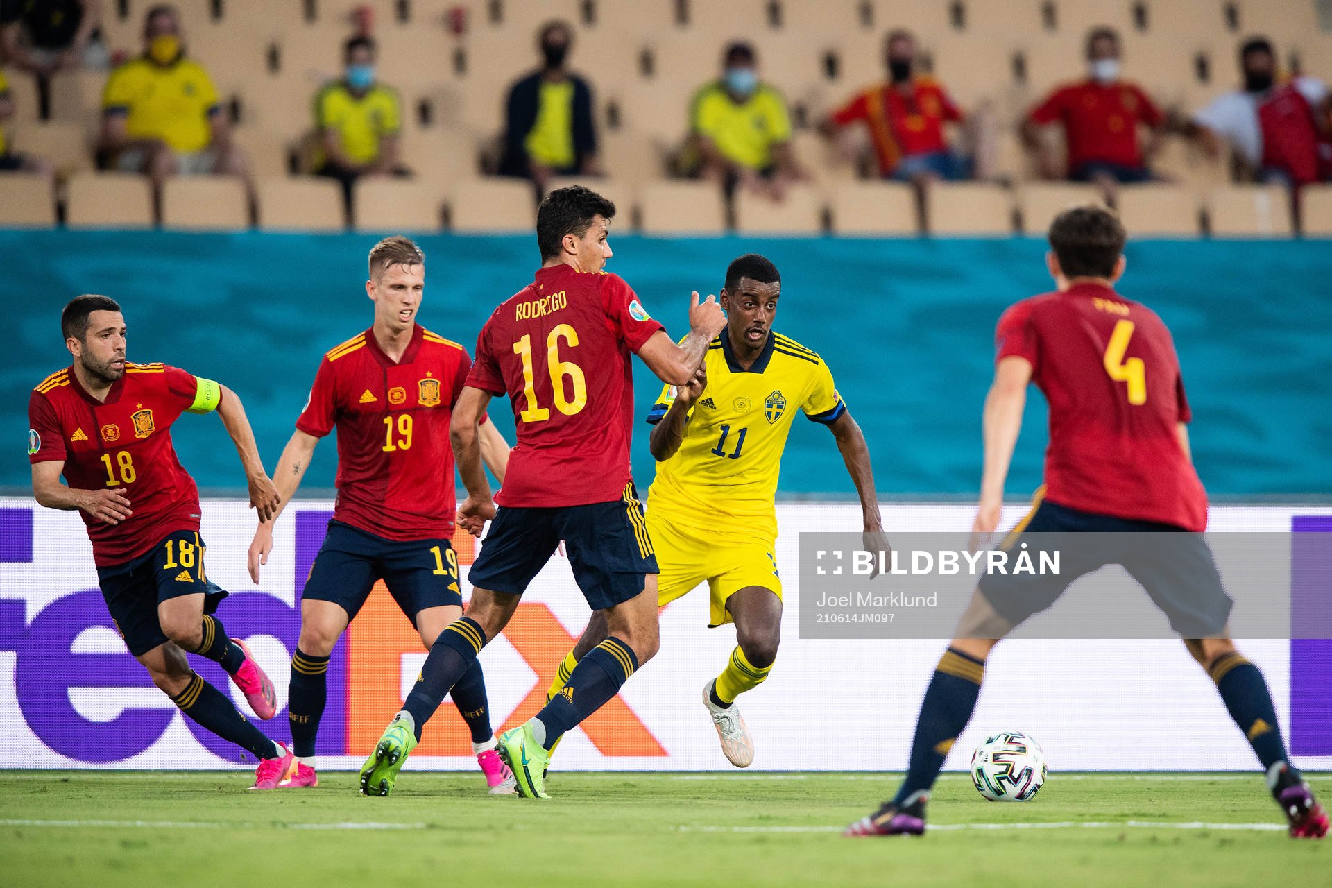 Alexander Isak of Sweden