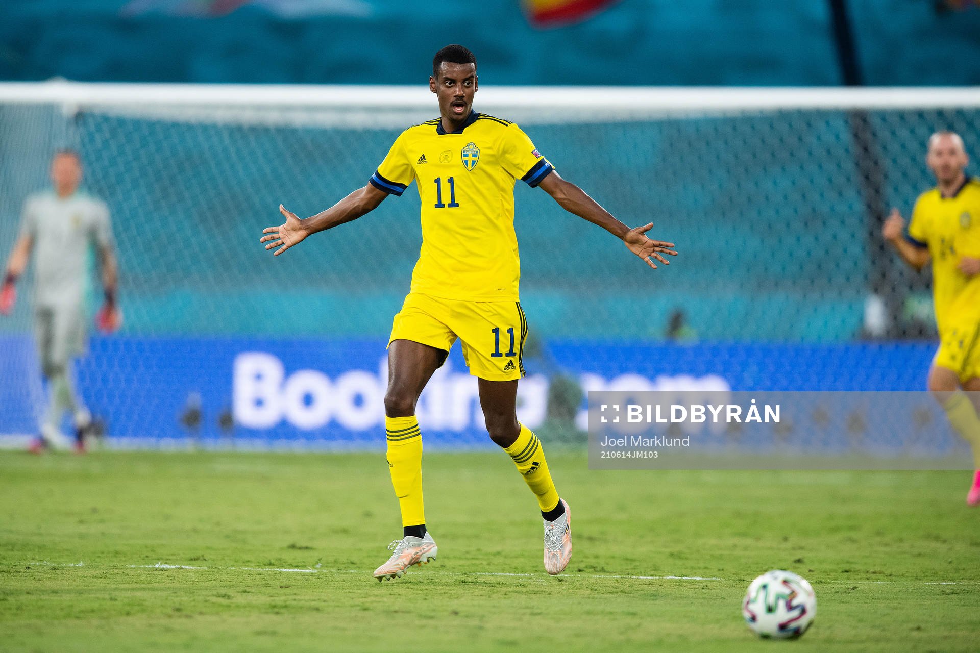 Alexander Isak of Sweden