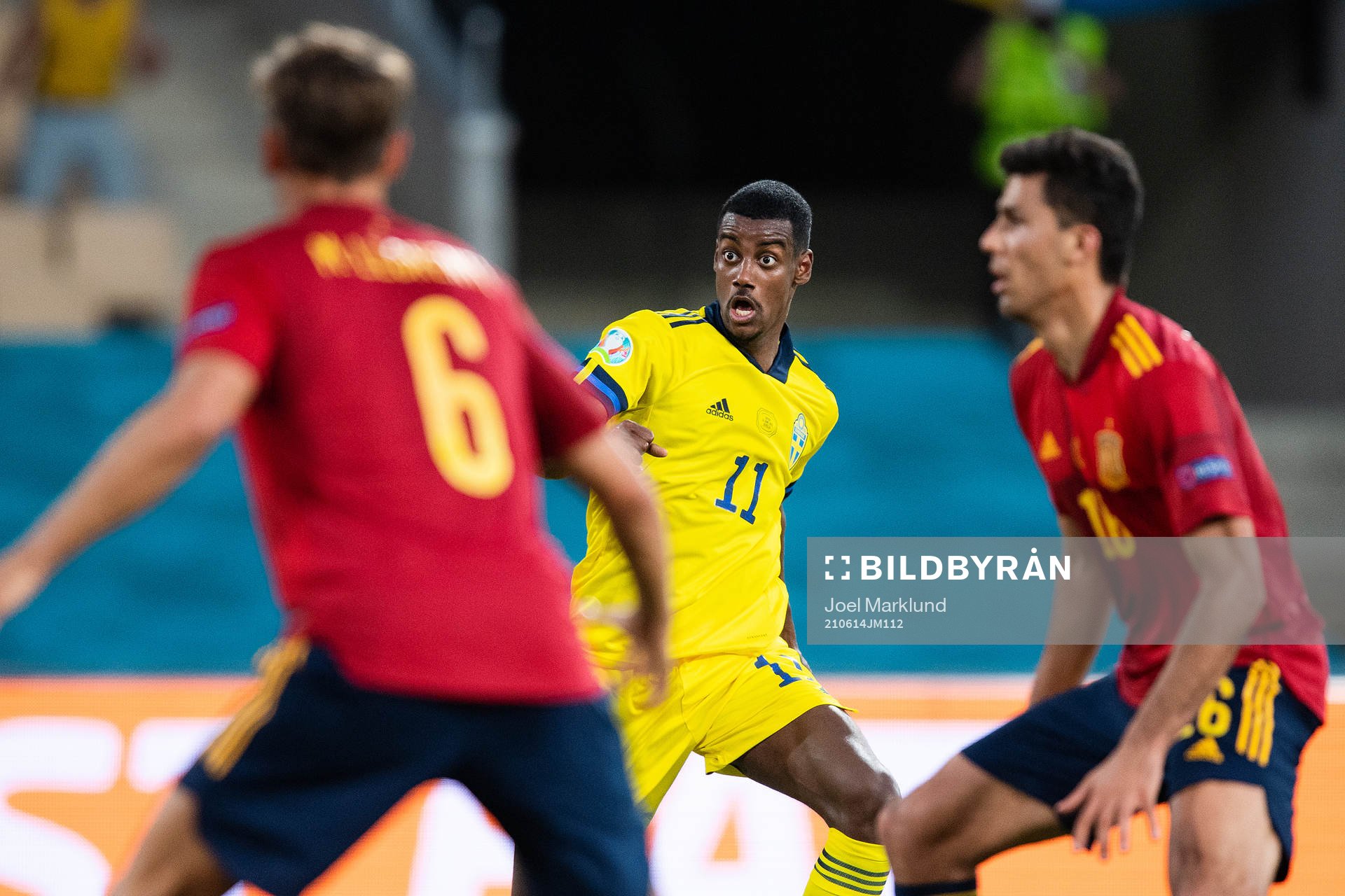 Alexander Isak of Sweden