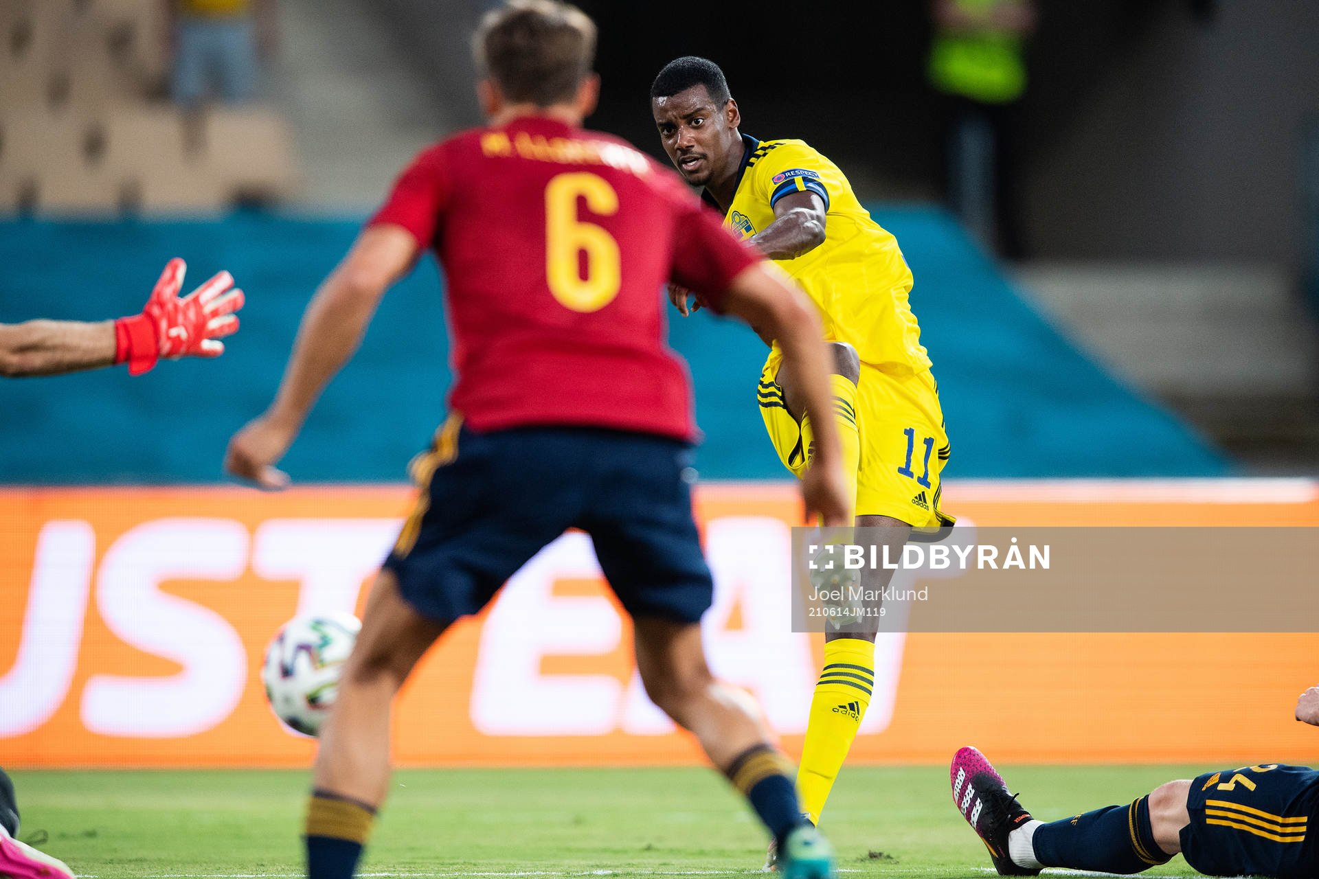 Alexander Isak of Sweden