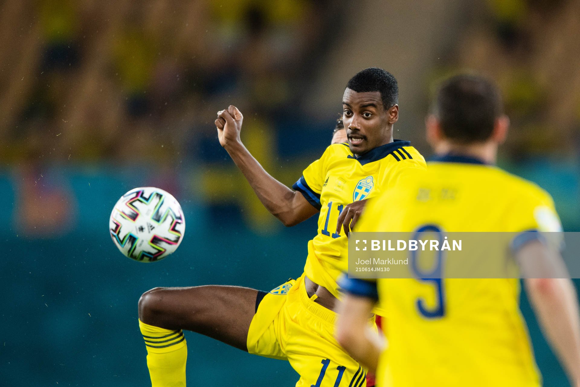 Alexander Isak of Sweden