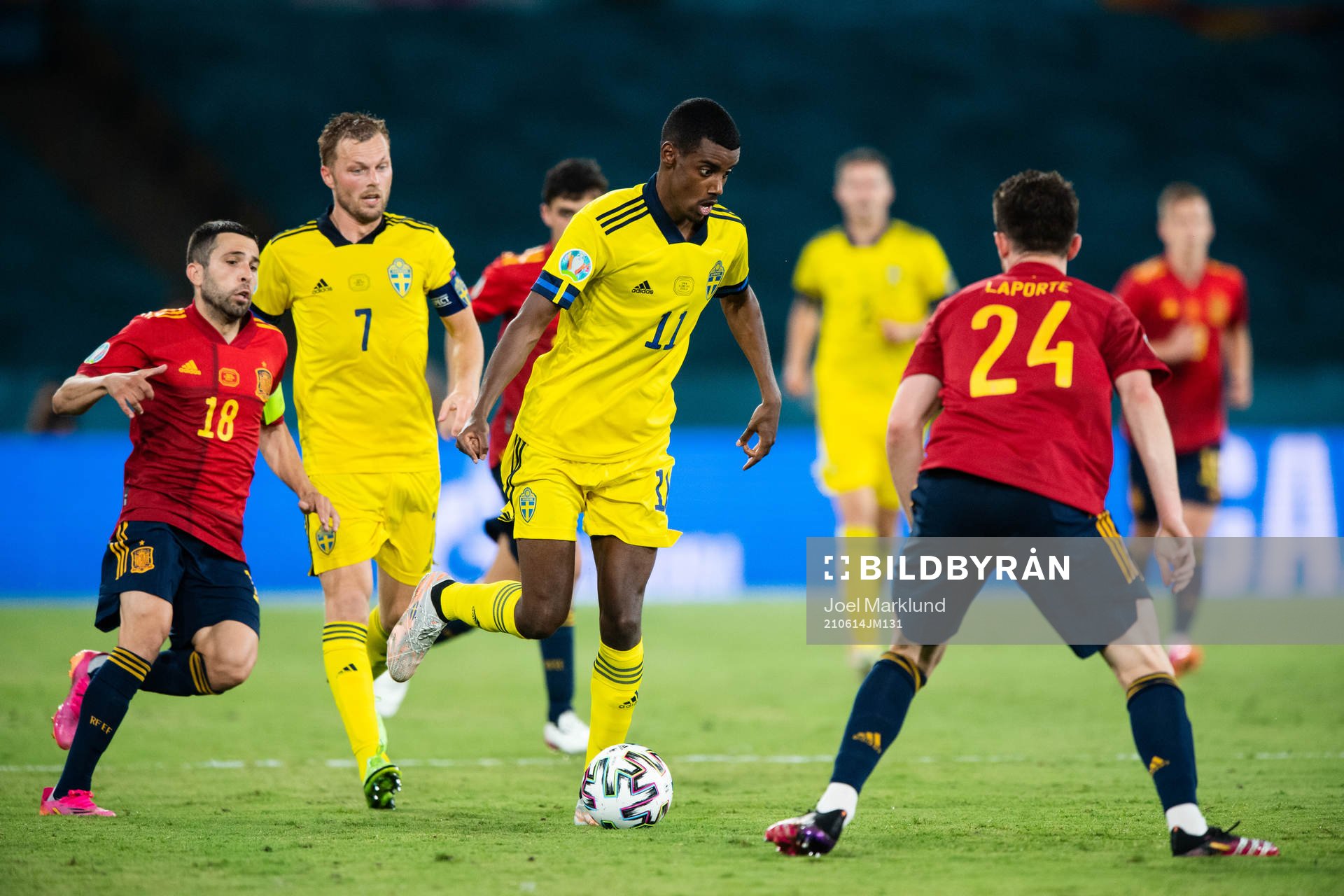 Alexander Isak of Sweden