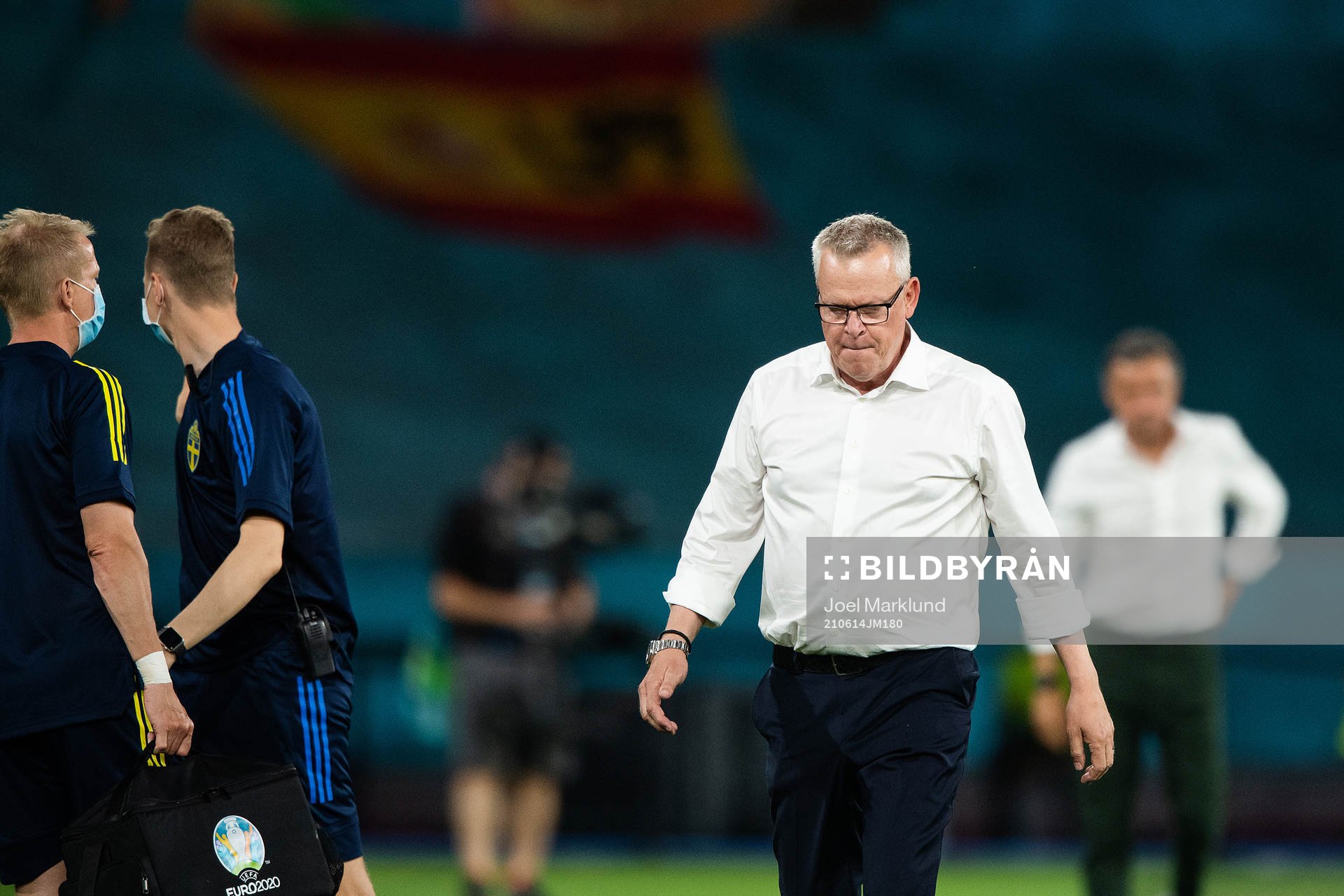 head coach Janne Andersson of Sweden