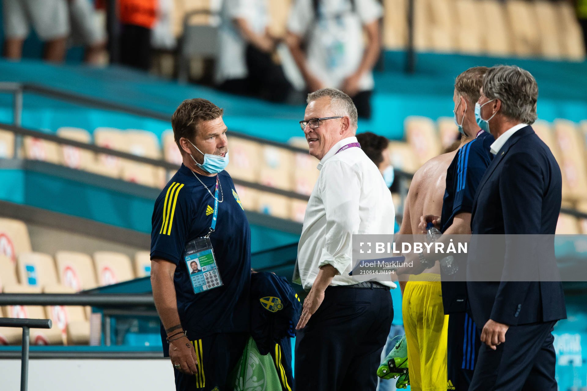 head coach Janne Andersson of Sweden after the UEFA Euro 2020 Football Championship match between Spain and Sweden on June 14, 2021 in Seville.