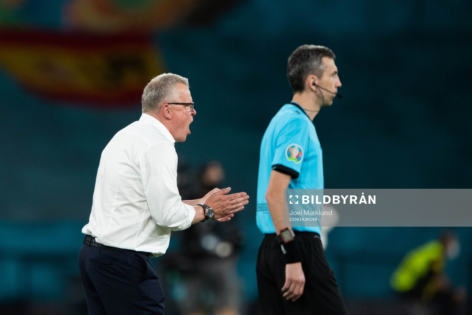 head coach Janne Andersson of Sweden