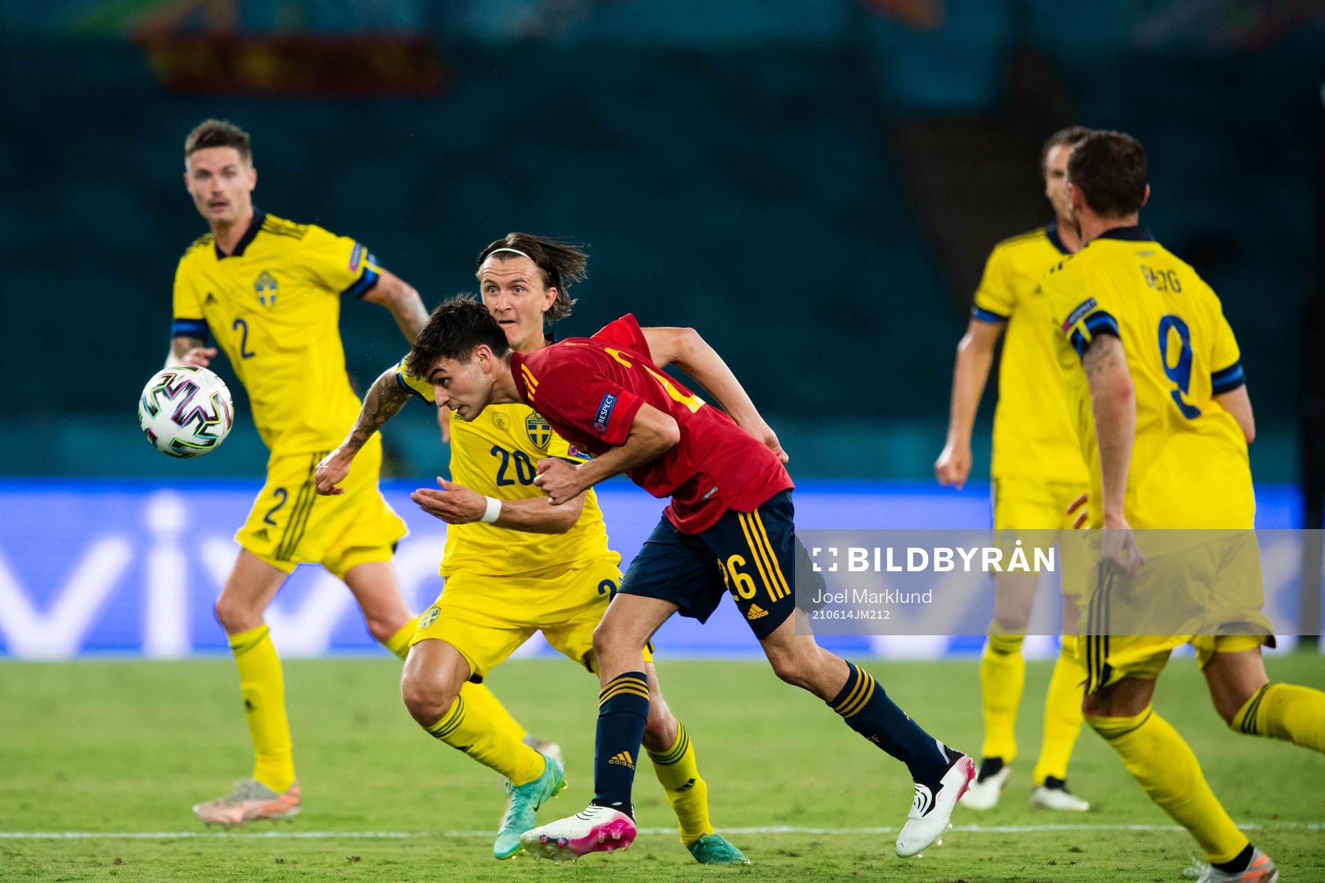 Kristoffer Olsson of Sweden and Pedri Pedri of Spain