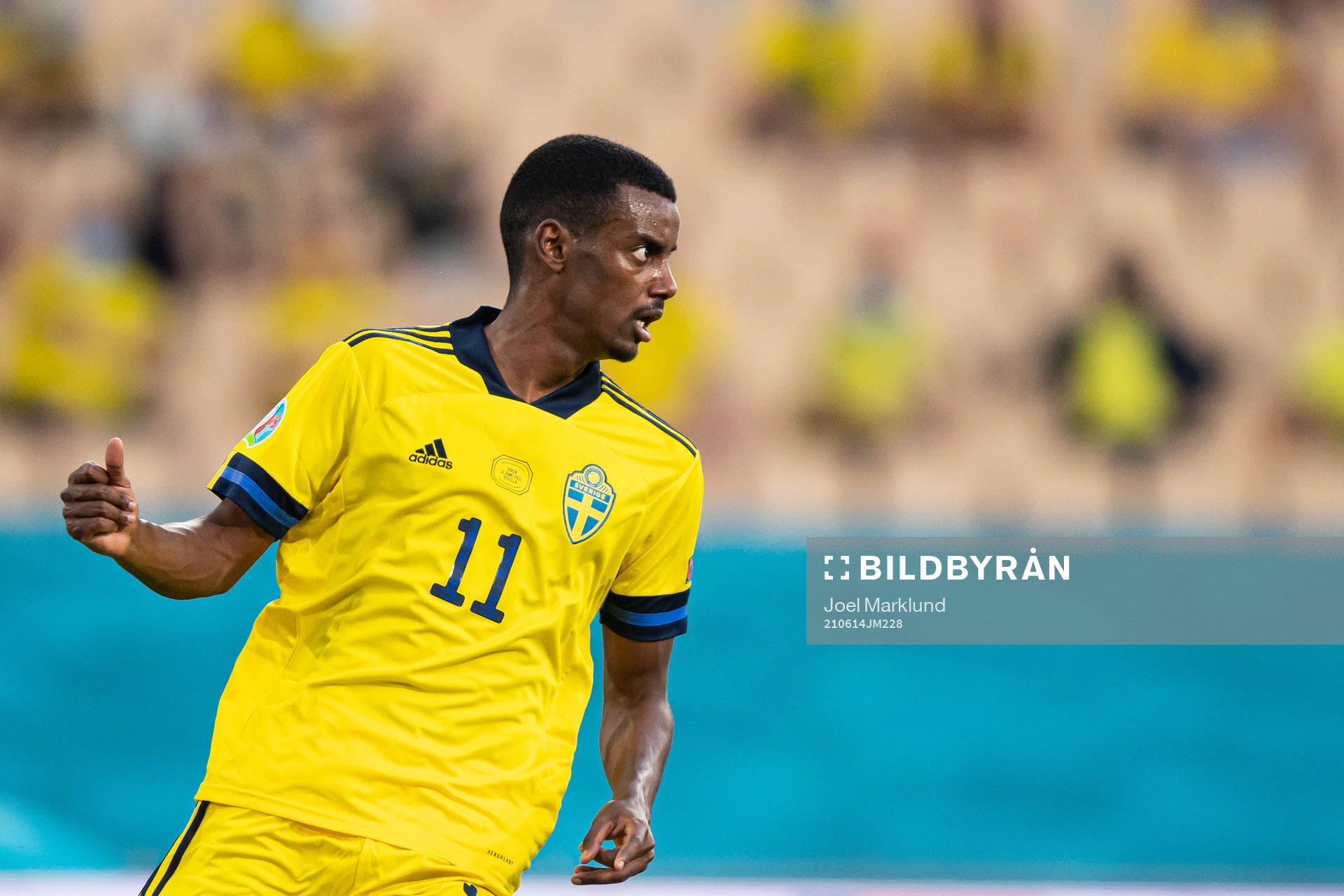 Alexander Isak of Sweden