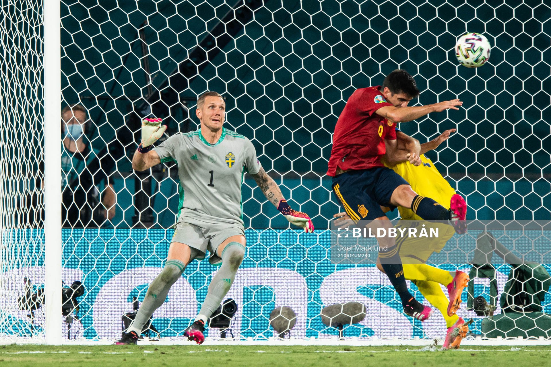 during the UEFA Euro 2020 Football Championship match