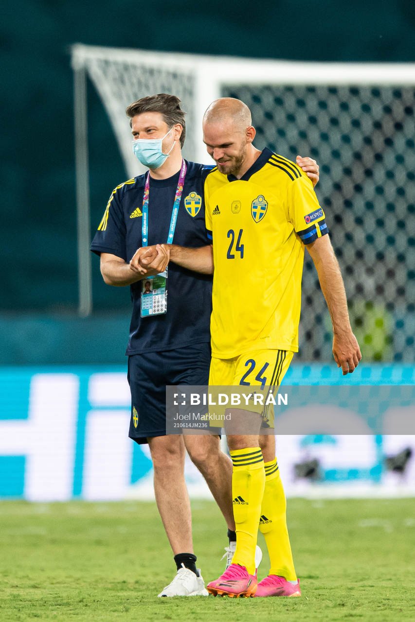 Sport psychologist Daniel Ekvall and Marcus Danielson of